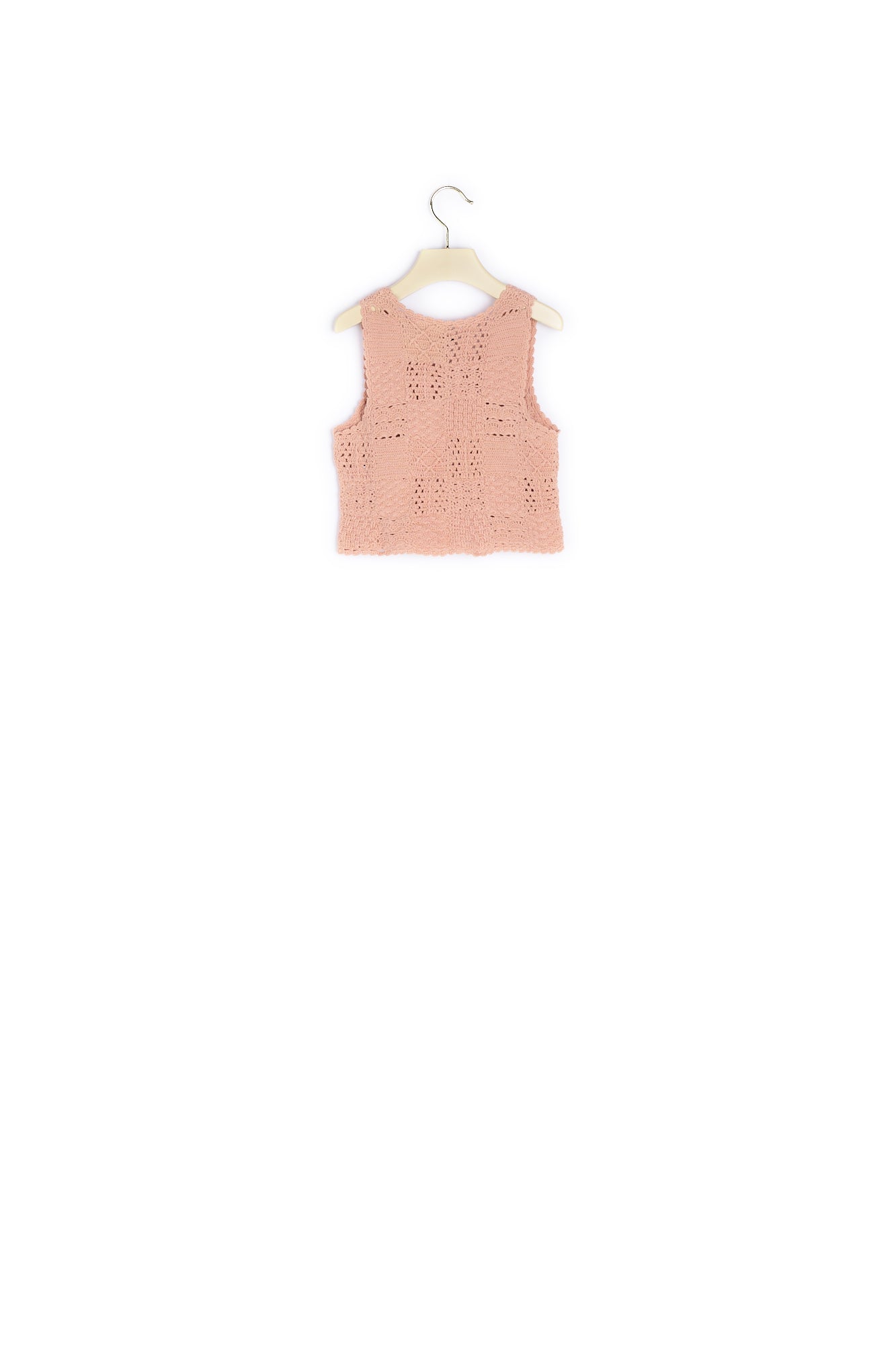 Gilet sans manches en crochet - Bonpoint vintage
