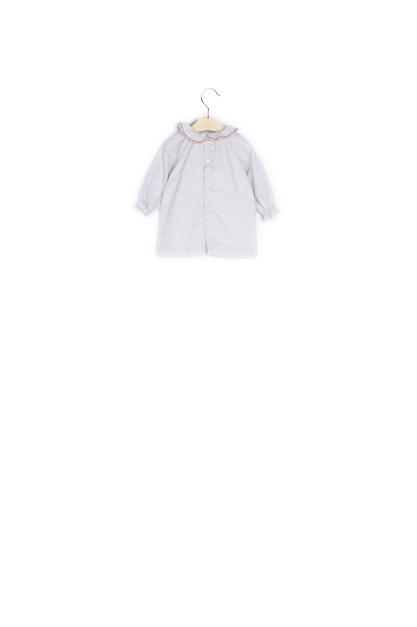 Robe à collerette brodée - Bonpoint vintage