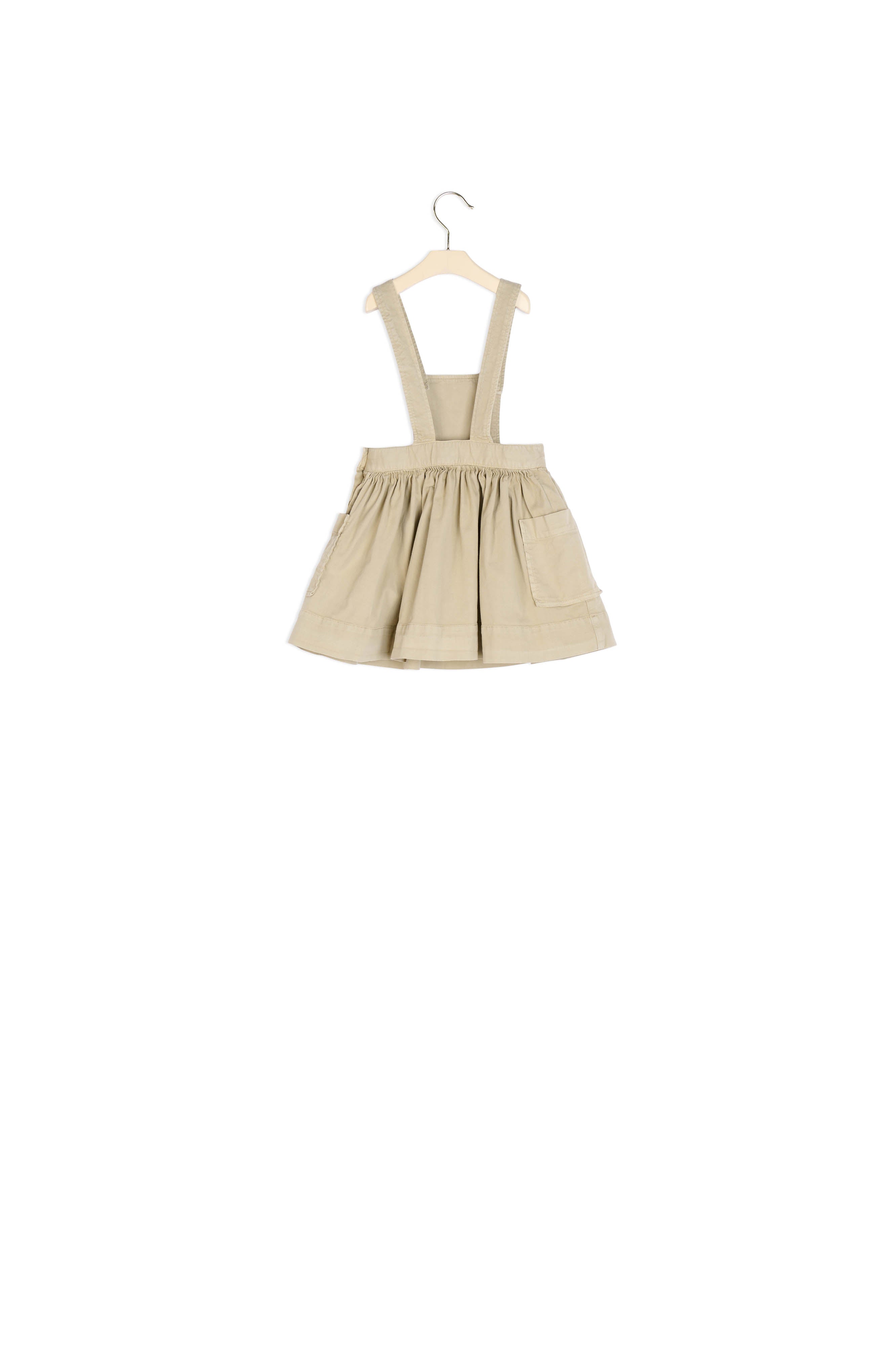 Robe tablier en jean léger fille - Bonpoint vintage