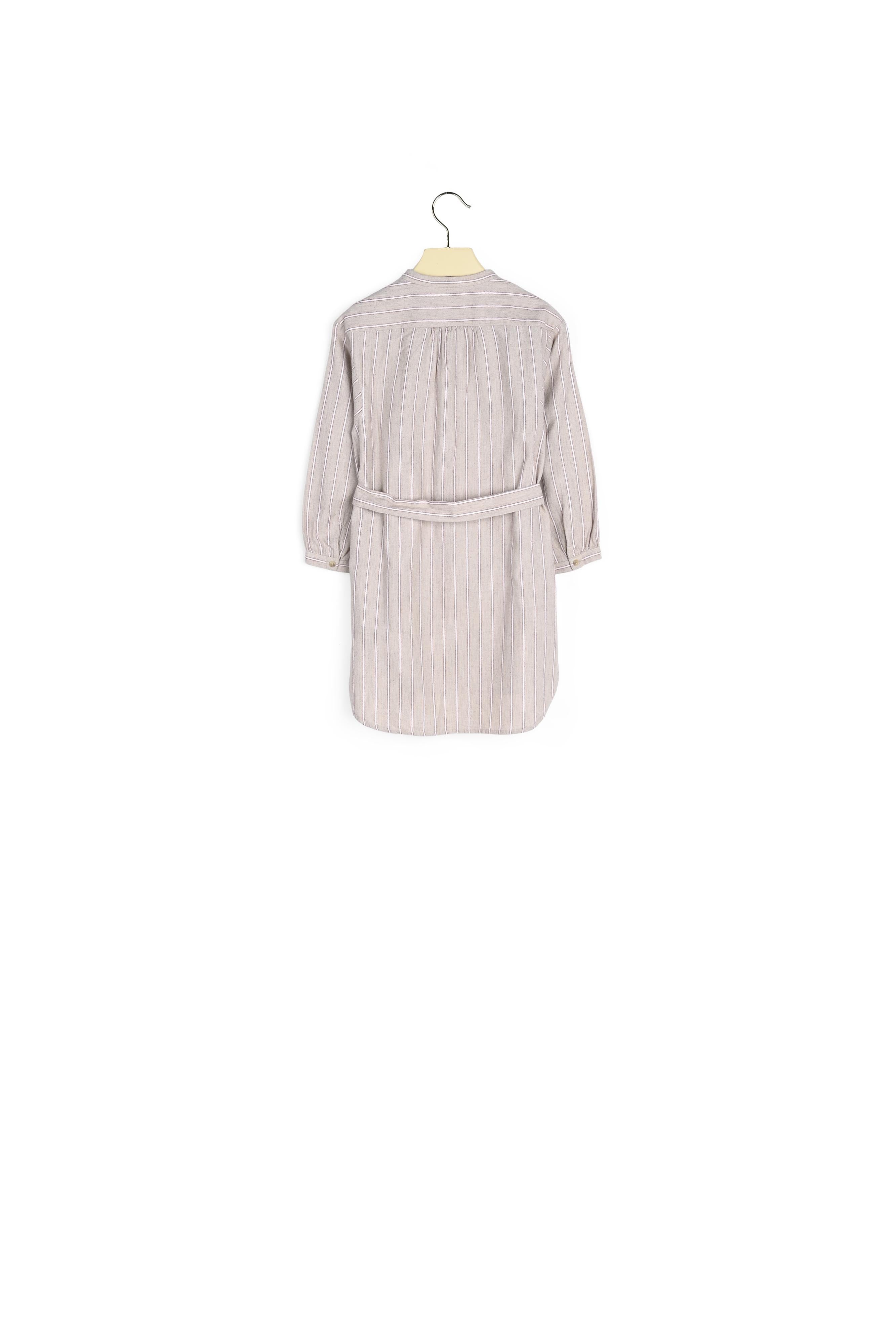Robe chemise à rayures fines - Bonpoint vintage