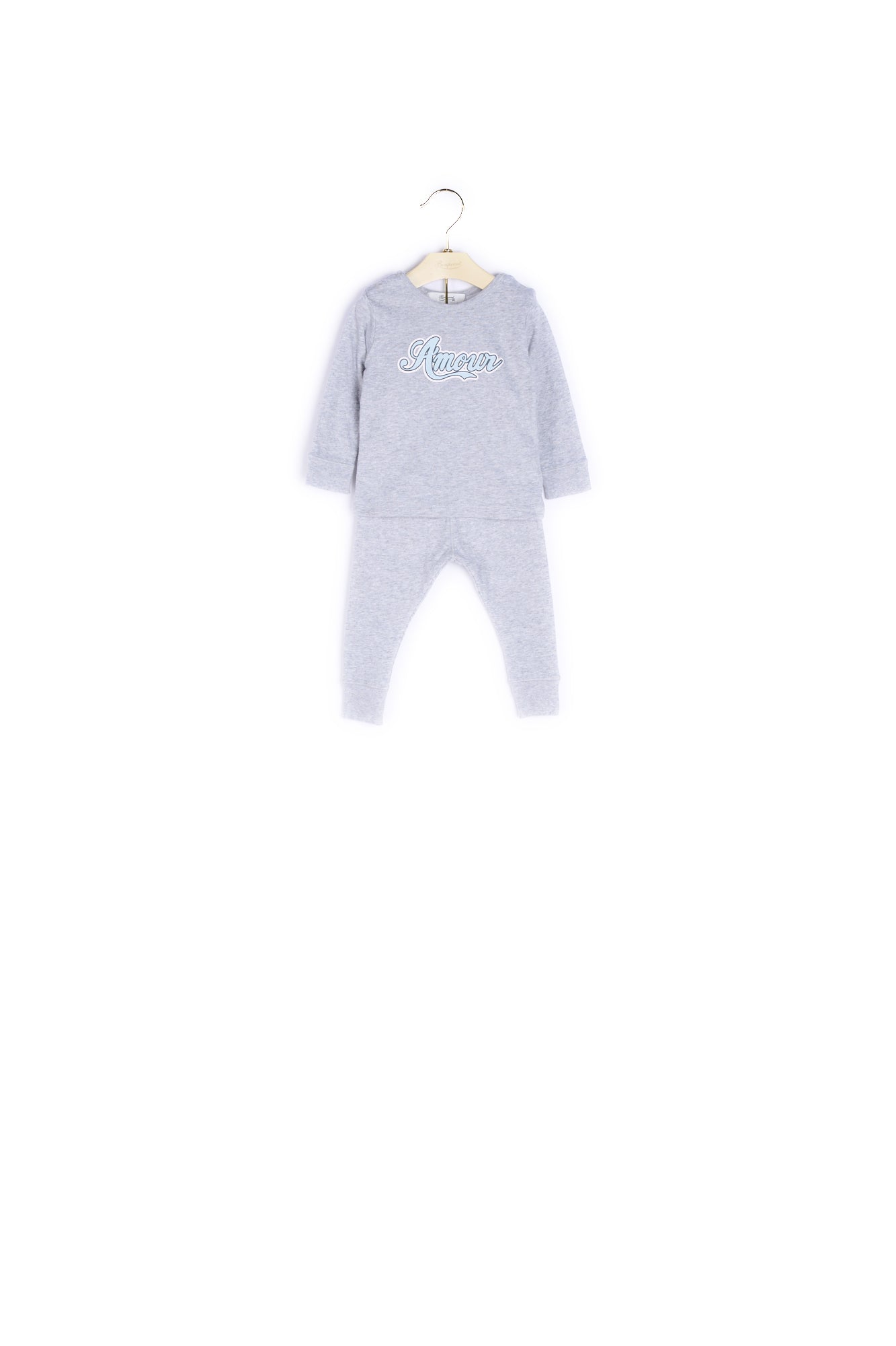 Ensemble bébé en coton double face - Bonpoint vintage