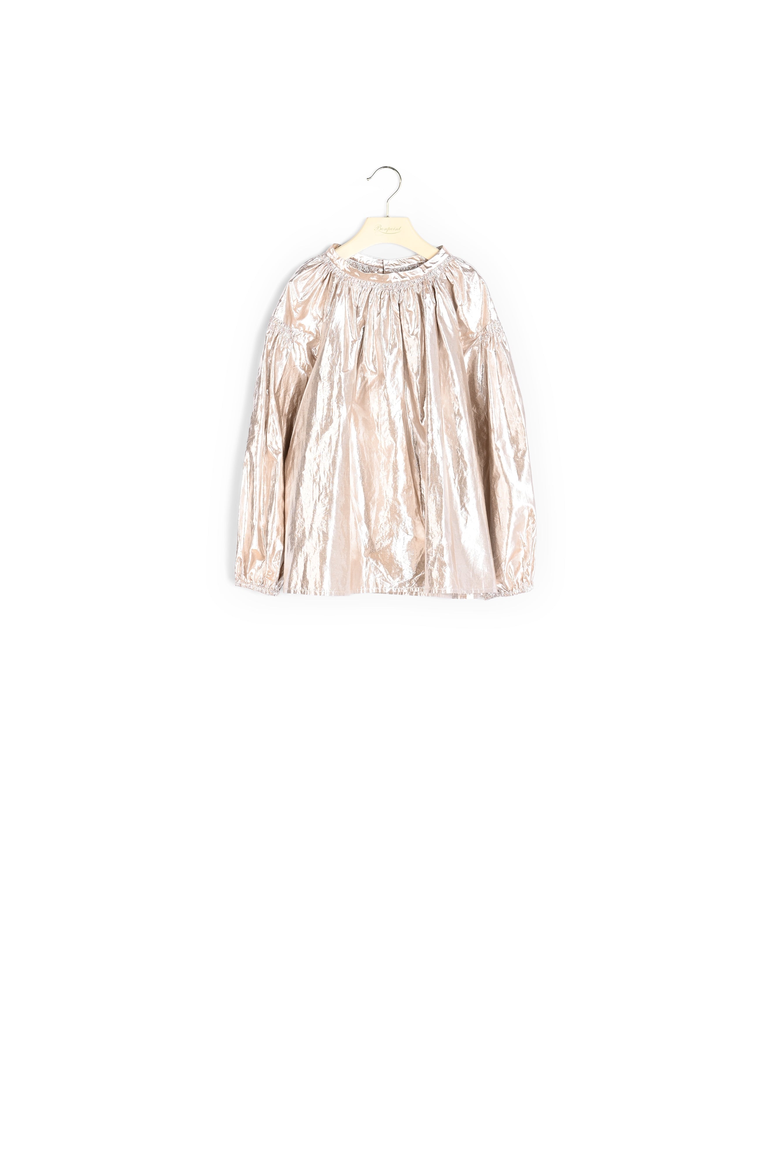 Blouse en taffetas métallisé - Bonpoint vintage