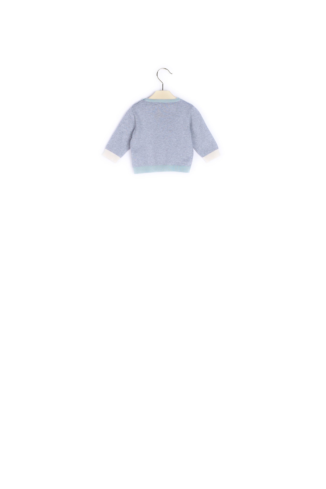 Pull en coton intarsia bébé - Bonpoint vintage