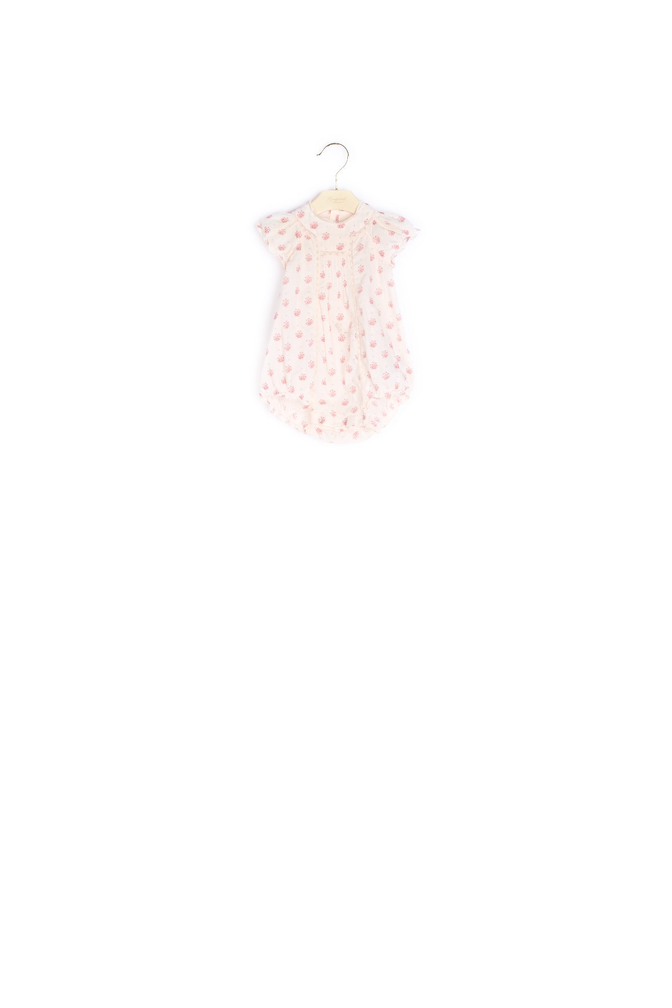 Combinaison avec dentelle de Calais bébé - Bonpoint vintage