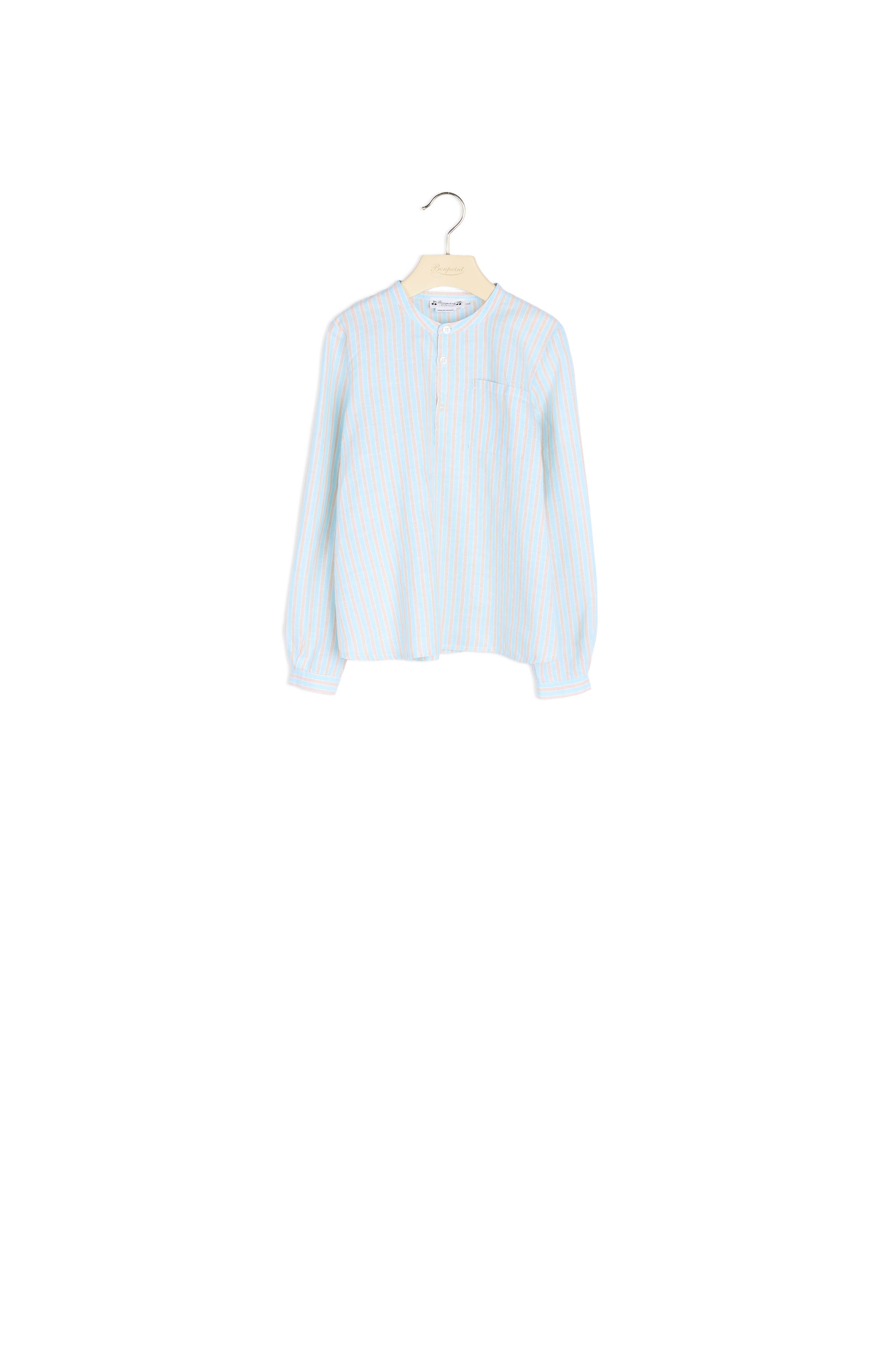 Chemise à col mao garçon - Bonpoint vintage