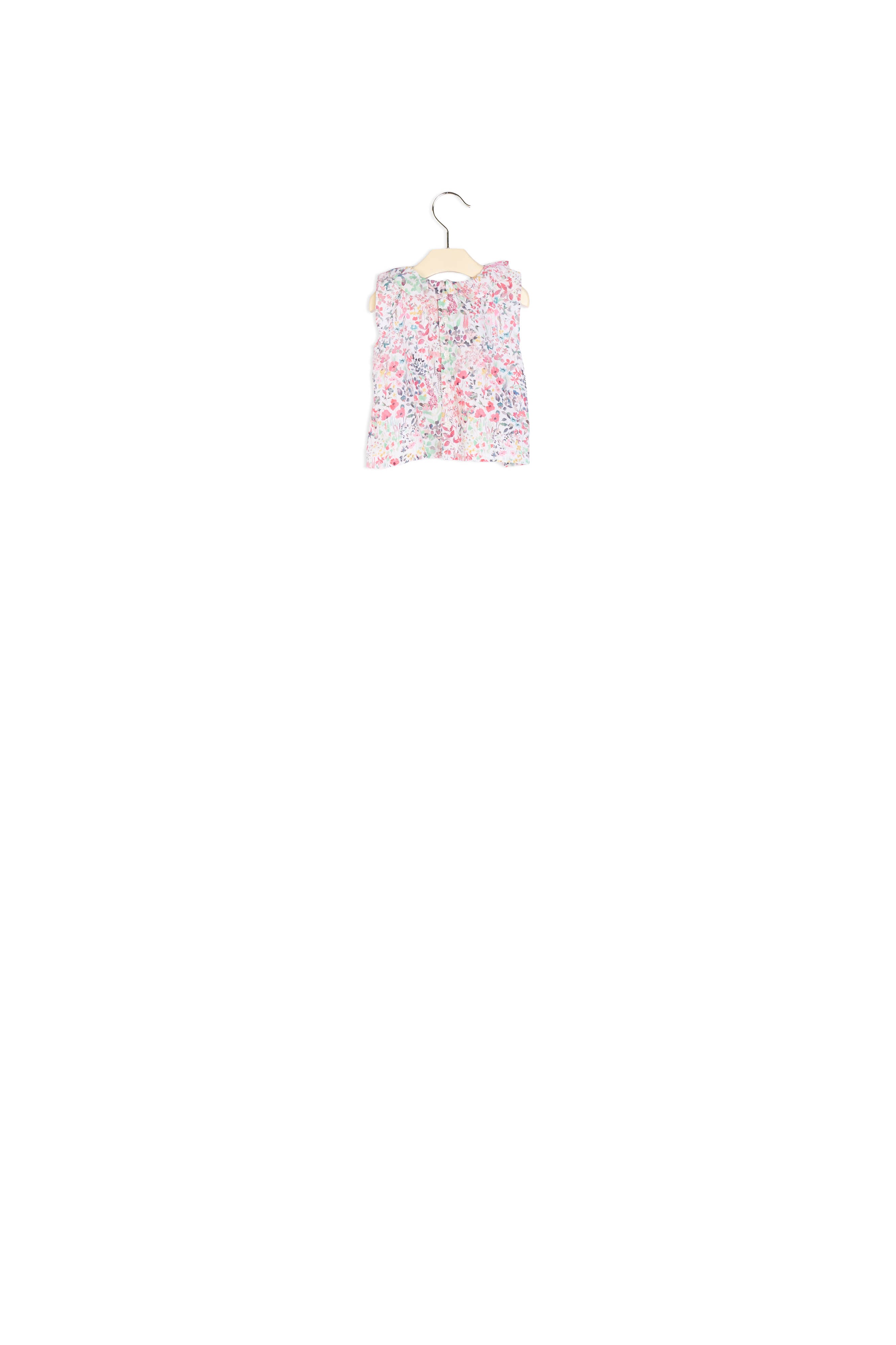 Blouse en lin Liberty - Bonpoint vintage