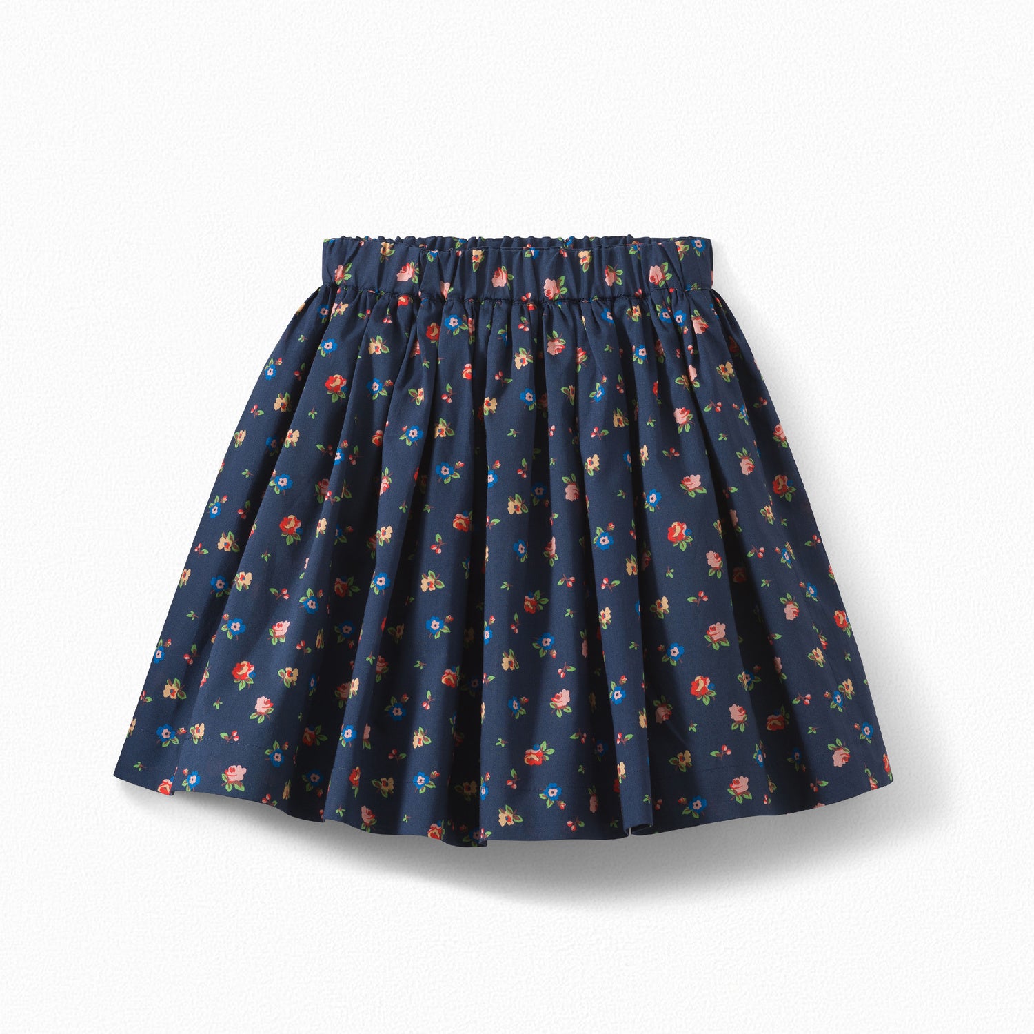 Jupe froncée en tissu Liberty fille - Bonpoint vintage