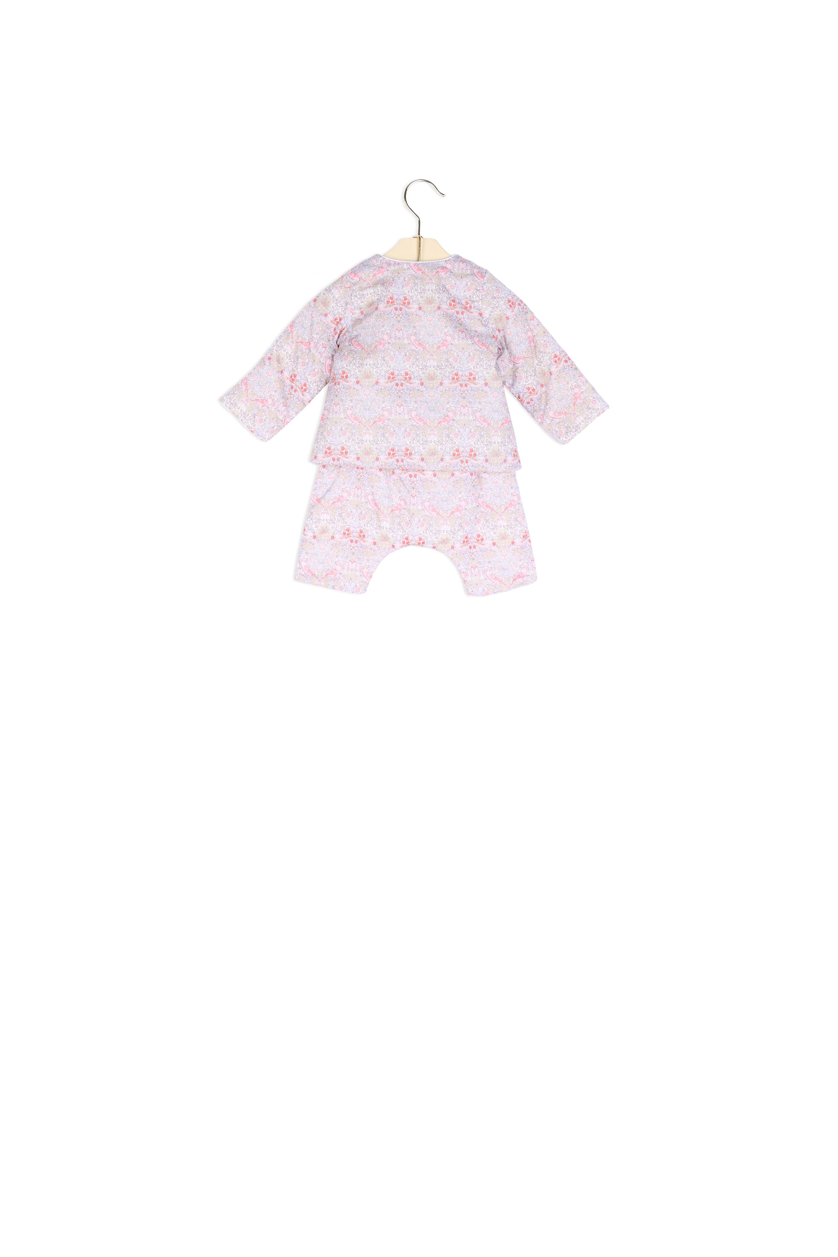 Ensemble en tissu Liberty bébé - Bonpoint vintage