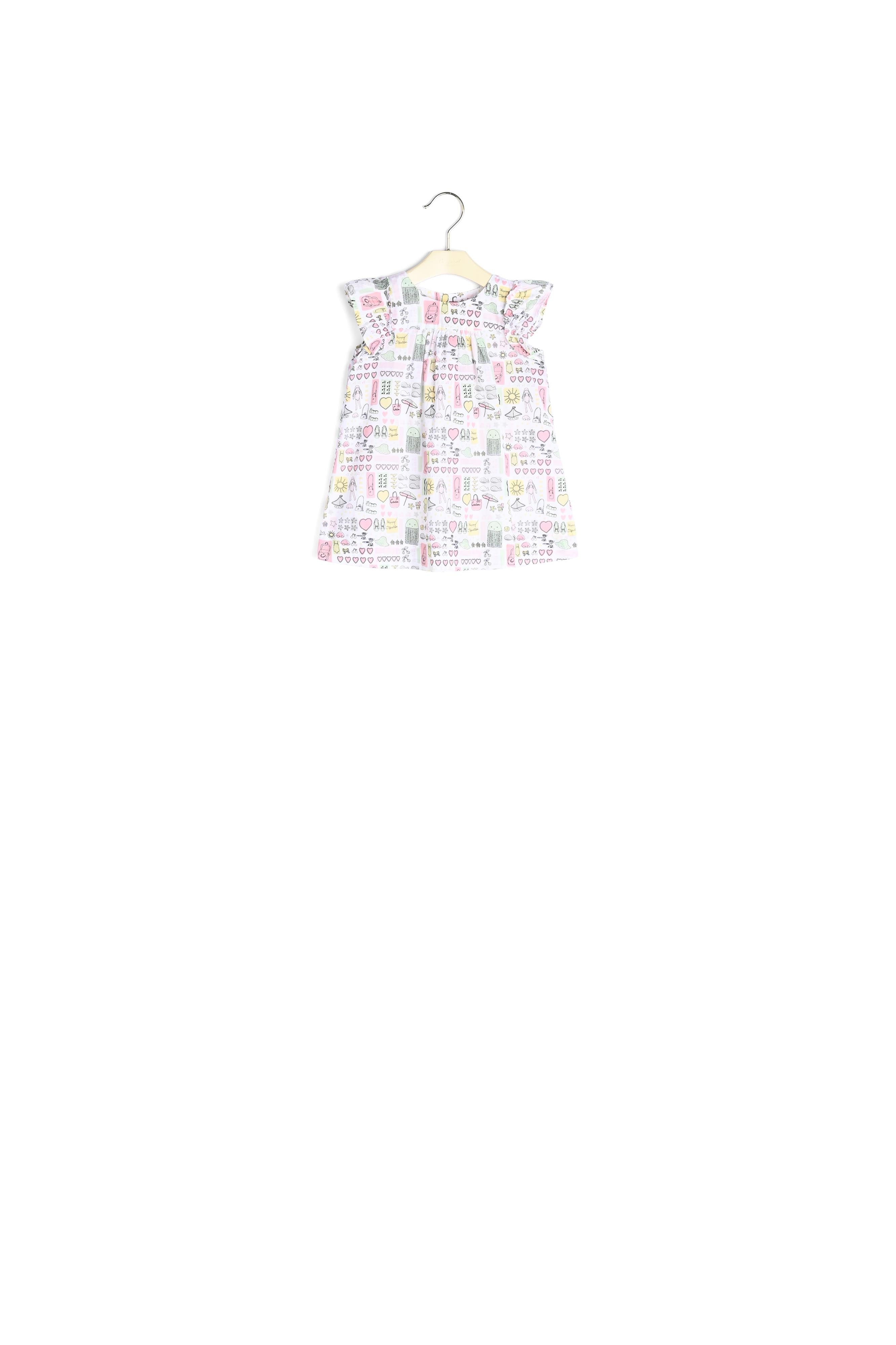 Robe en popeline imprimée - Bonpoint vintage