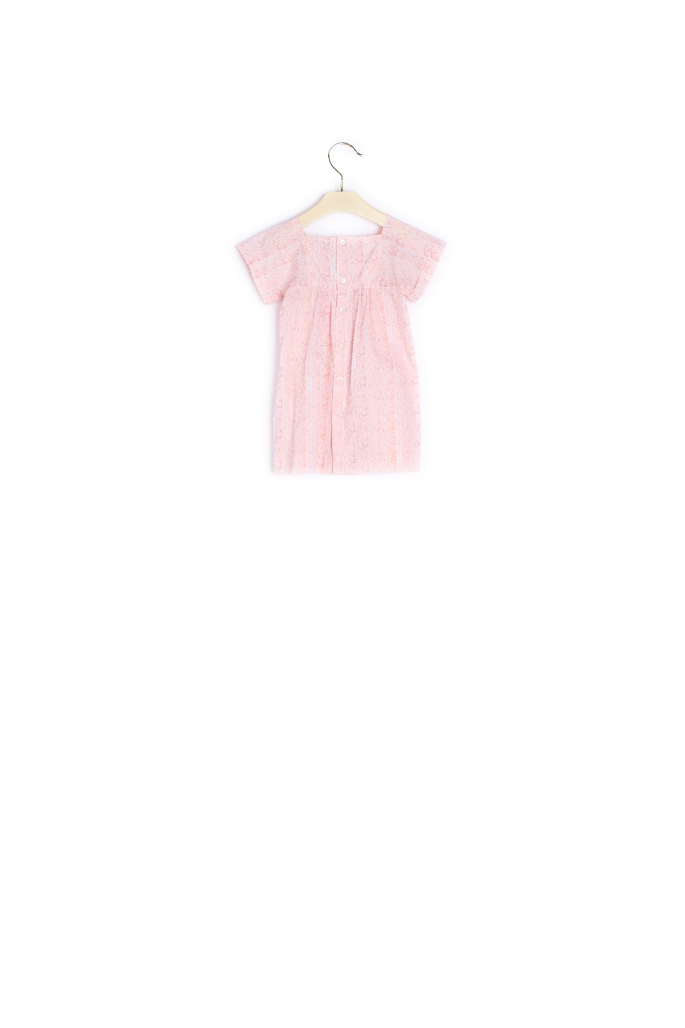 Robe smockée en tissu Liberty - Bonpoint vintage