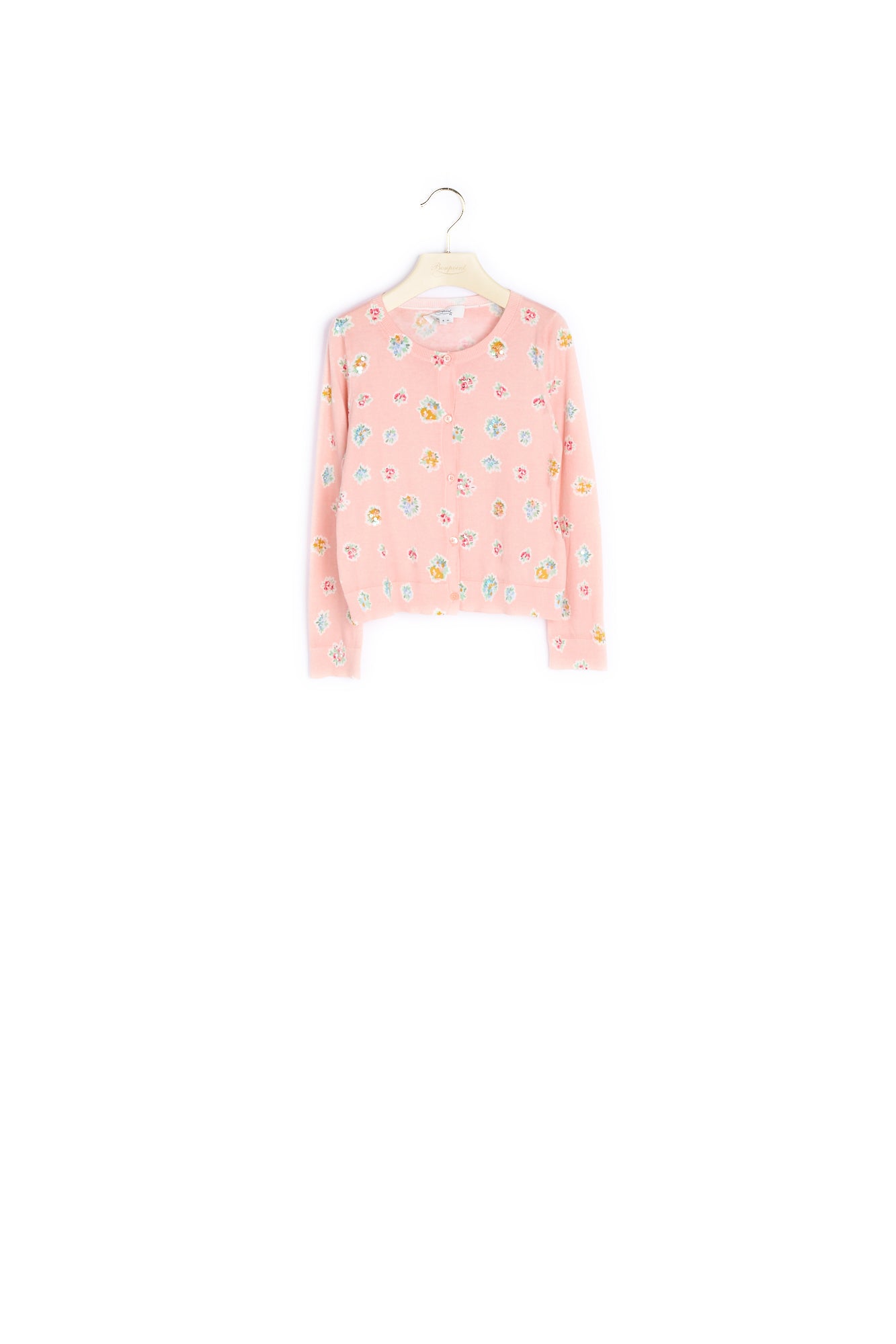 Cardigan en coton imprimé - Bonpoint vintage