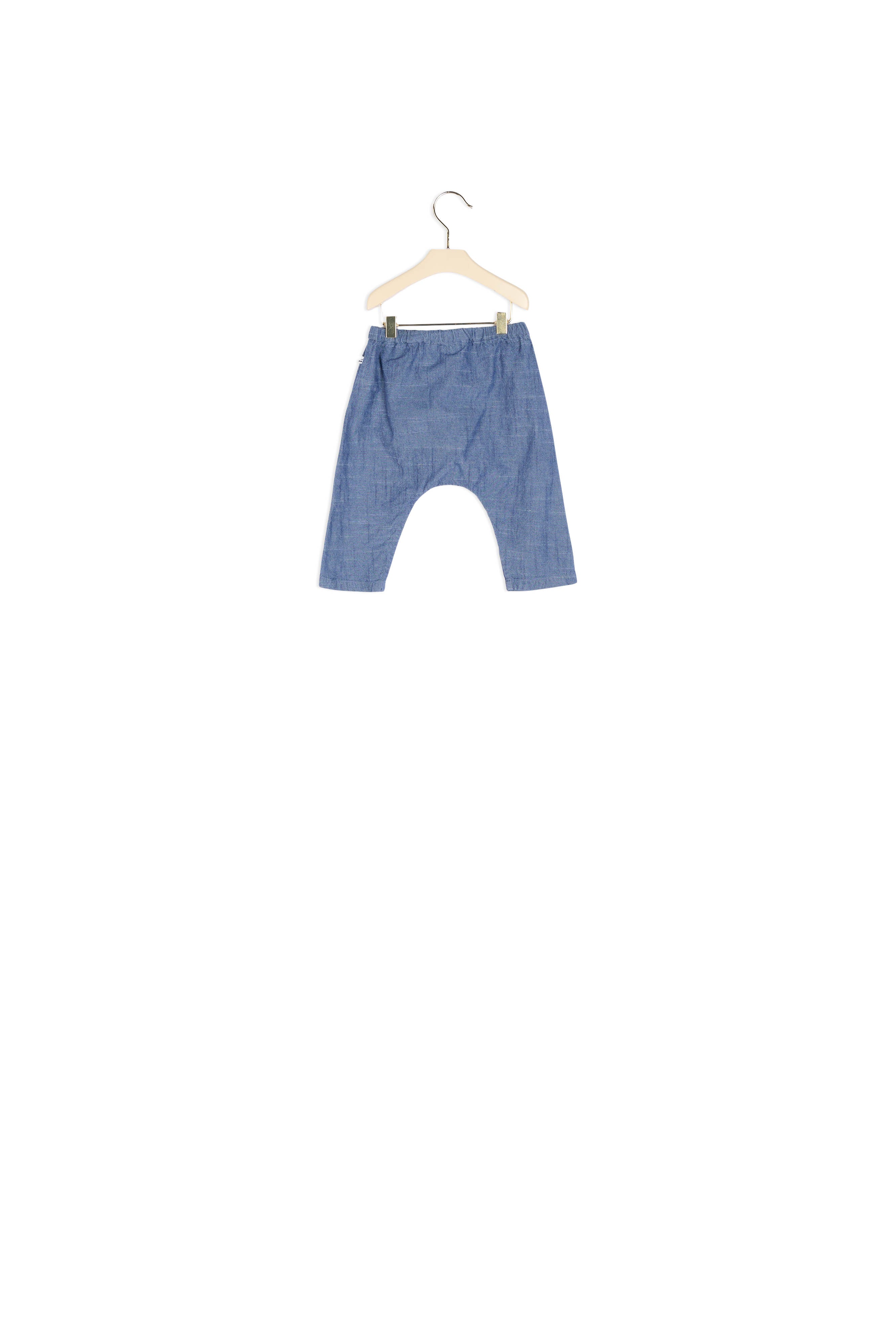 Pantalon en coton chambray bébé - Bonpoint vintage