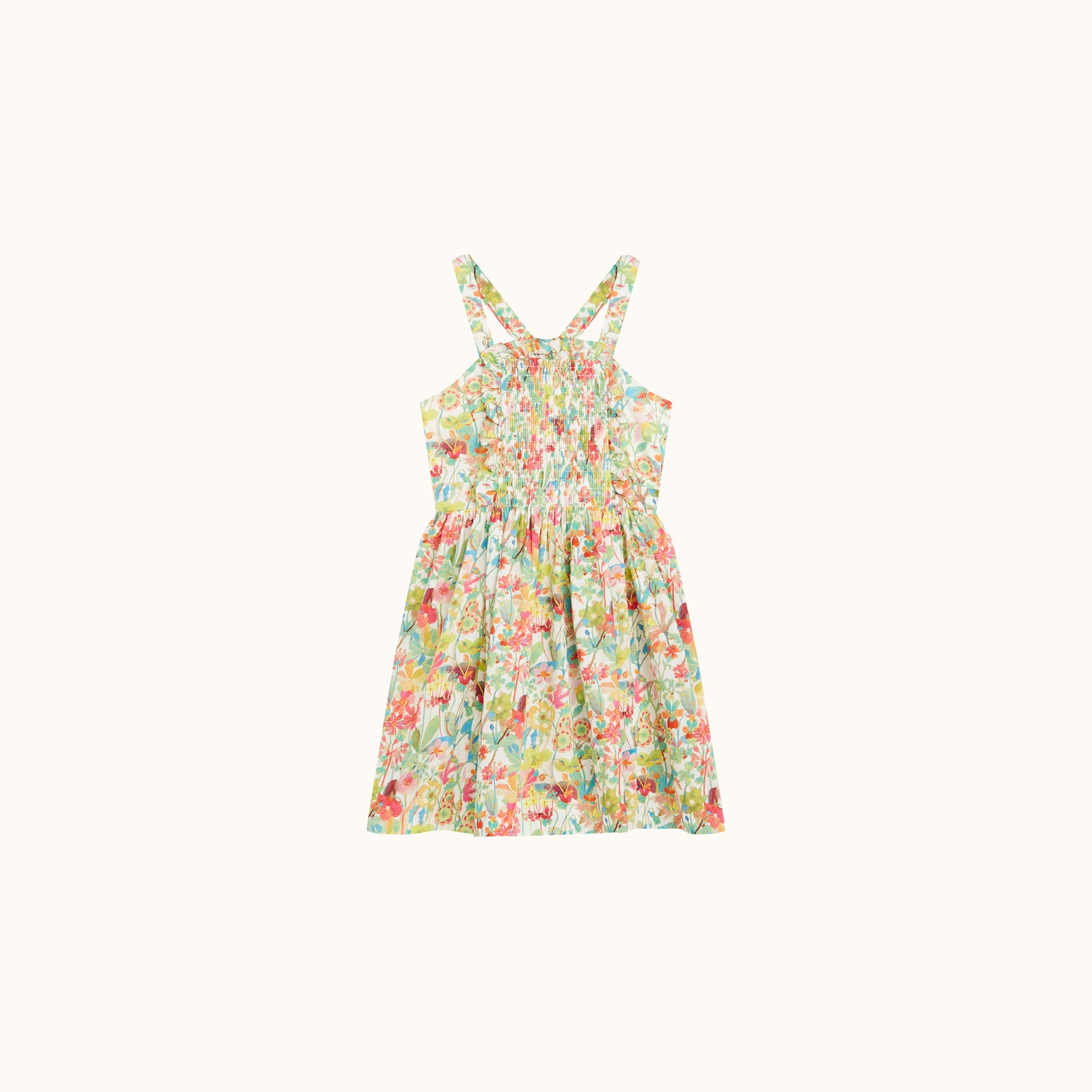 Robe fille Ninon motif Liberty - Bonpoint vintage