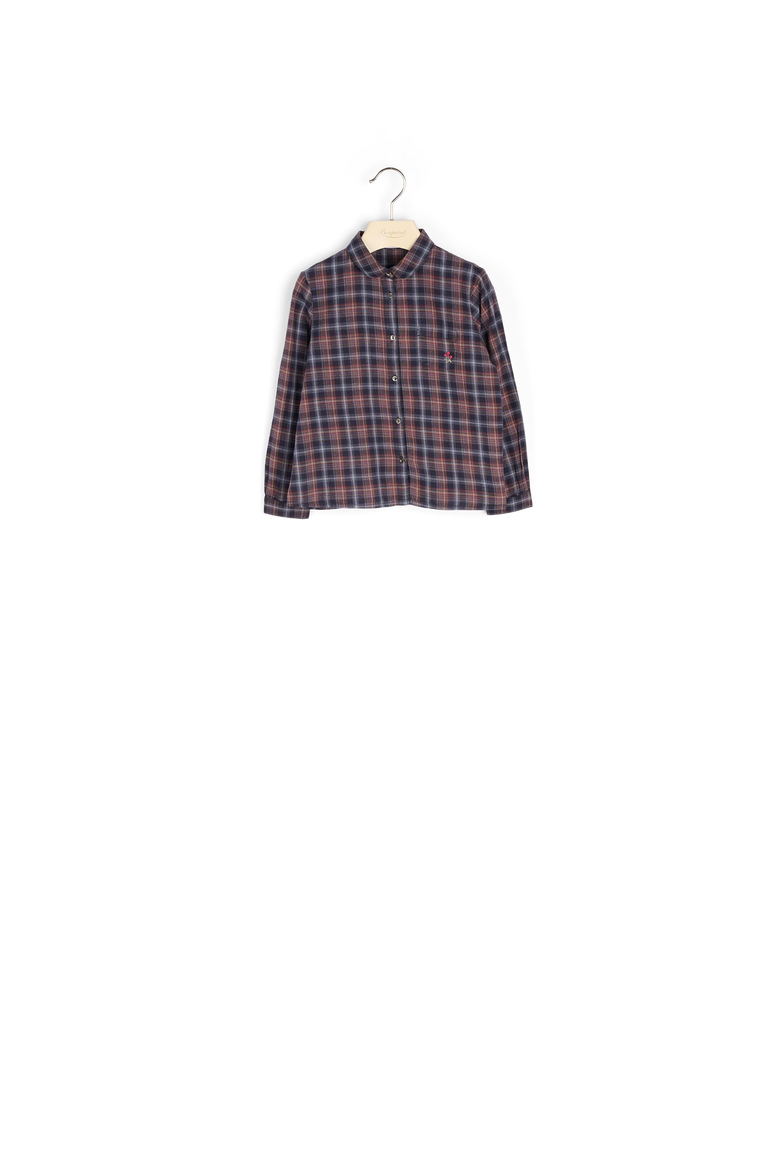 Blouse en twill émerisé - Bonpoint vintage
