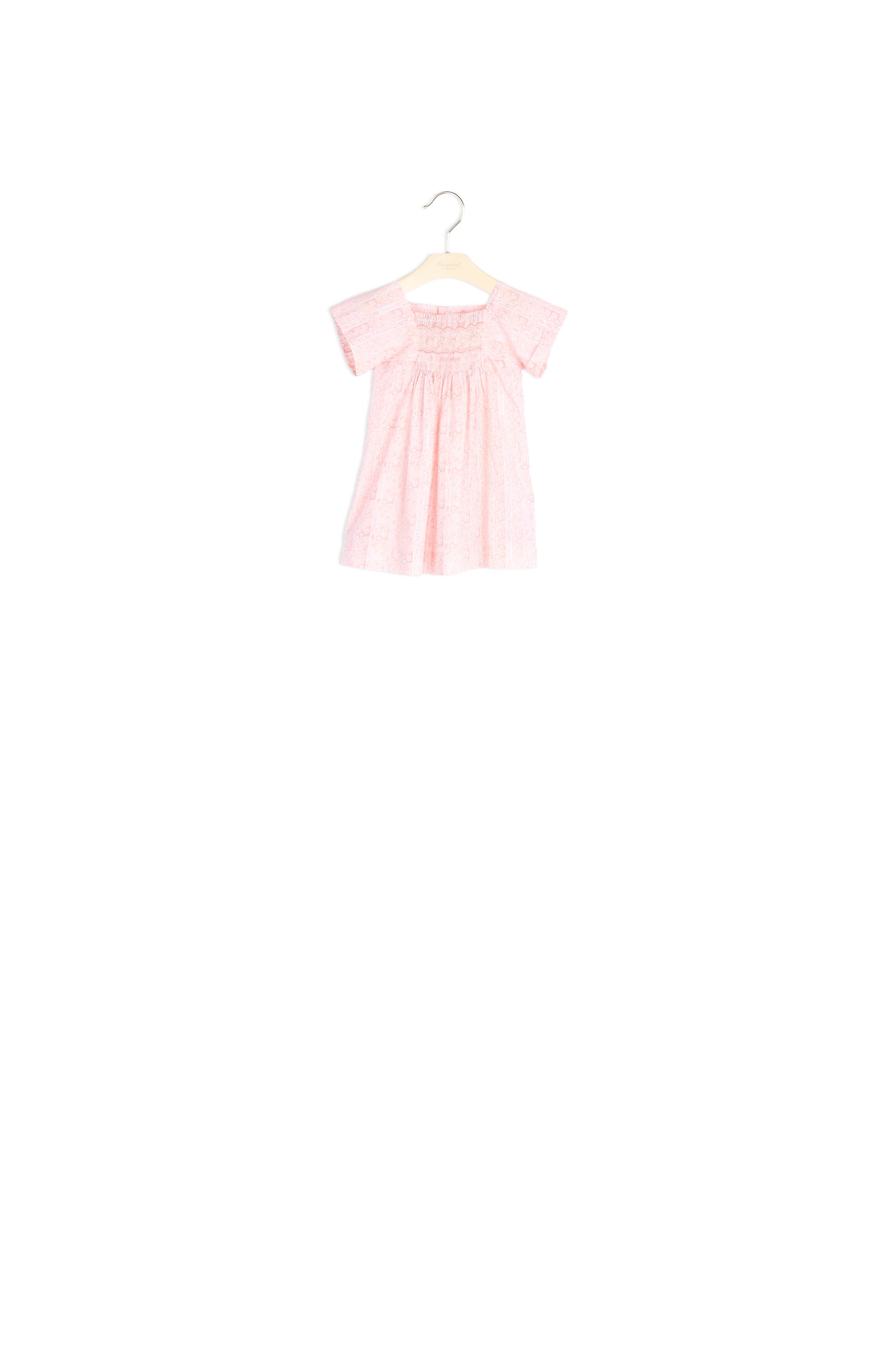 Robe smockée en tissu Liberty - Bonpoint vintage