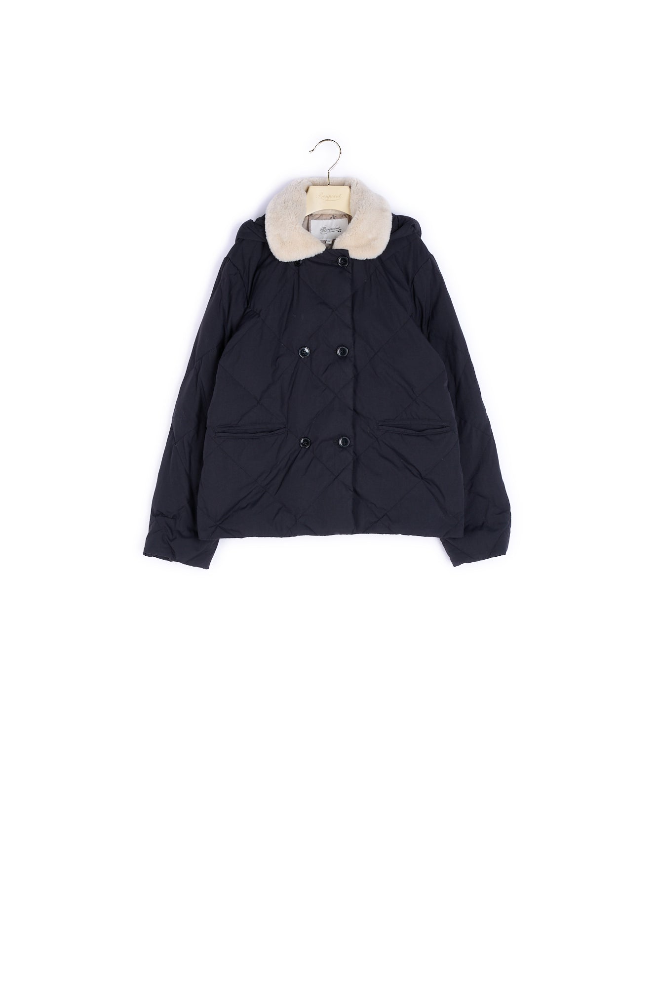 Doudoune fille avec col fausse fourrure - Bonpoint vintage