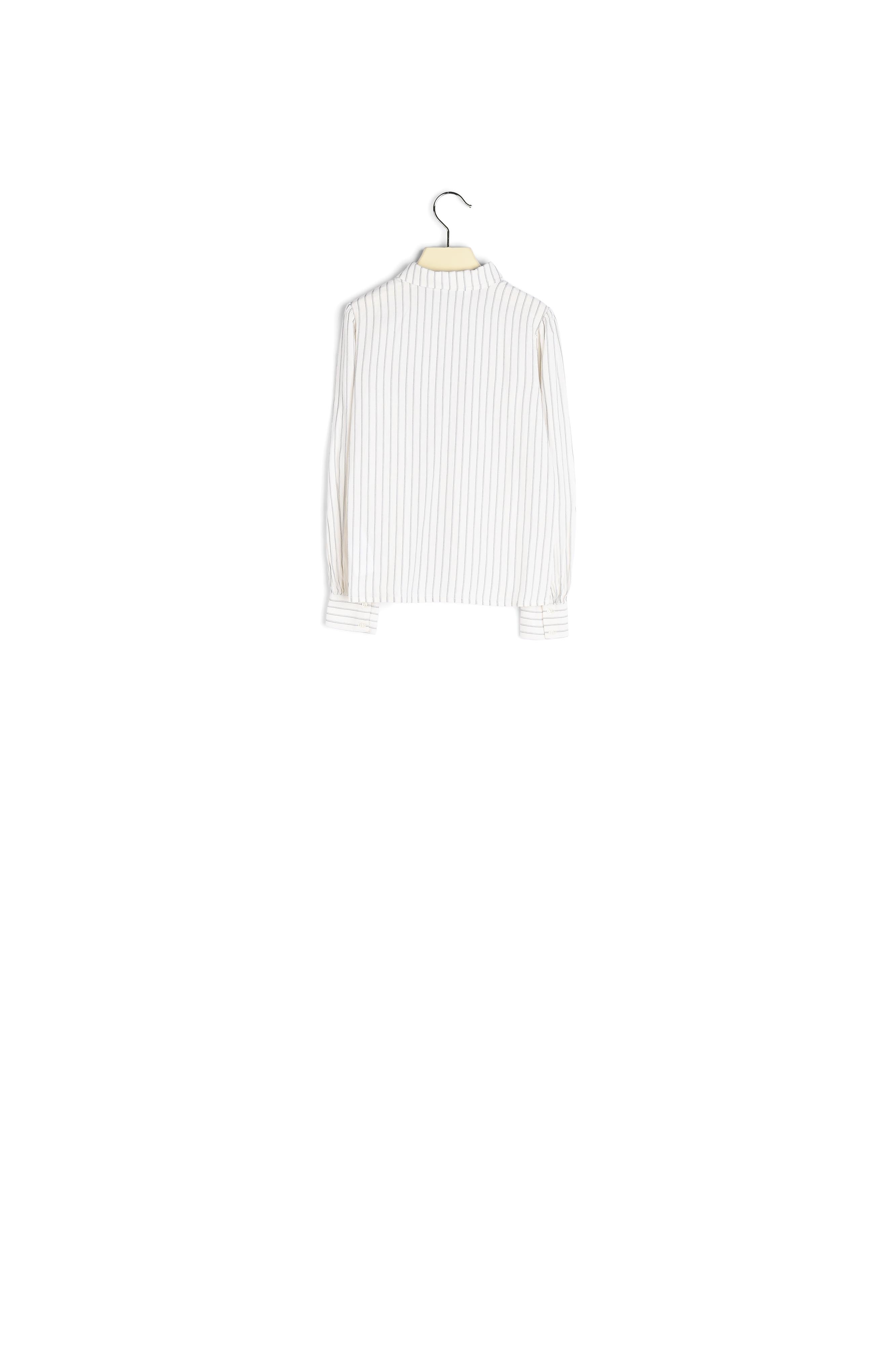 Blouse en voile rayé - Bonpoint vintage