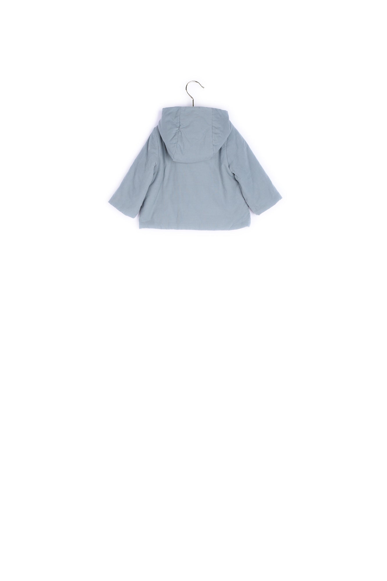 Manteau à capuche bébé en velours milleraies - Bonpoint vintage