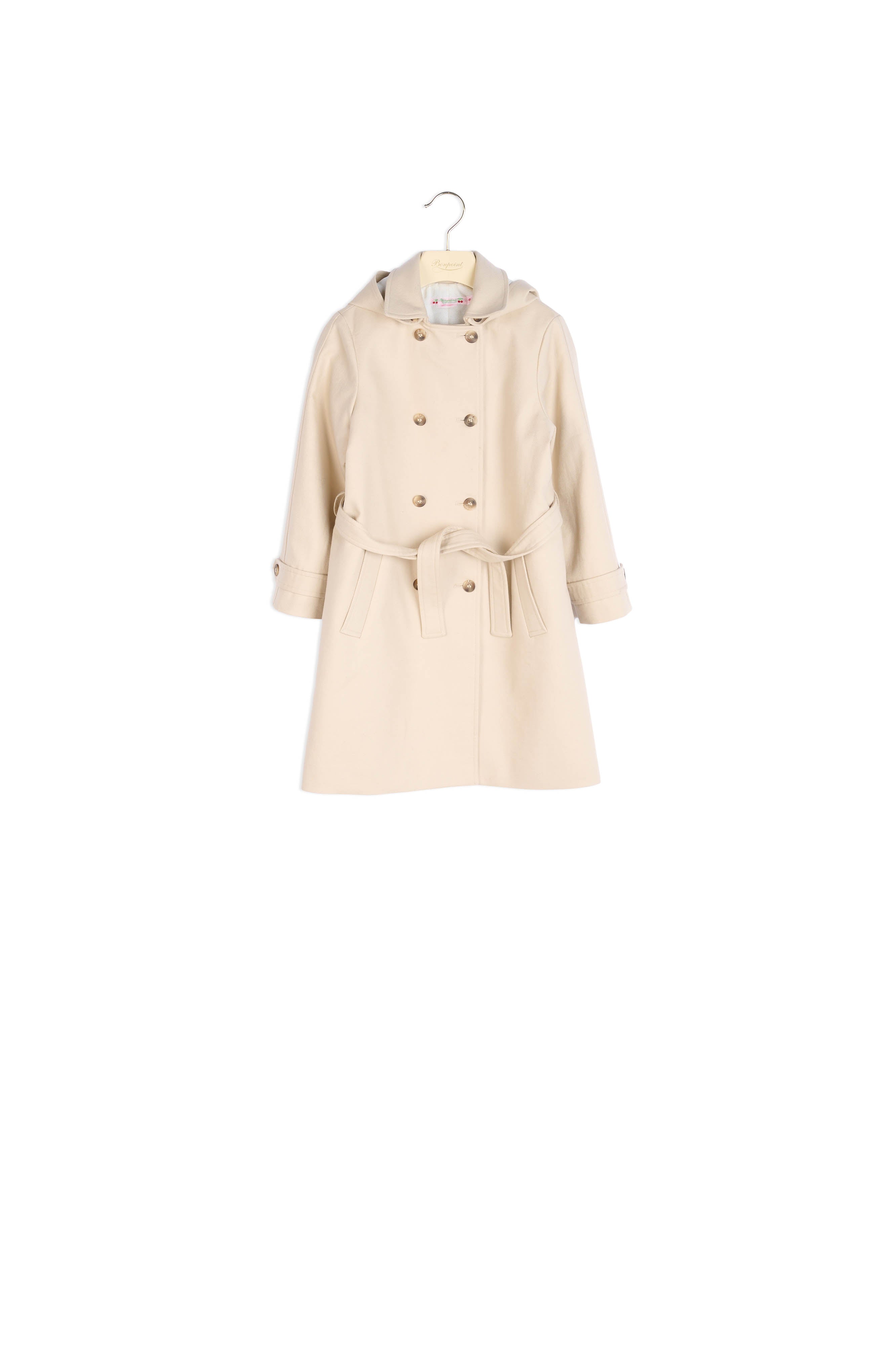 Trench en twill déperlant fille - Bonpoint vintage
