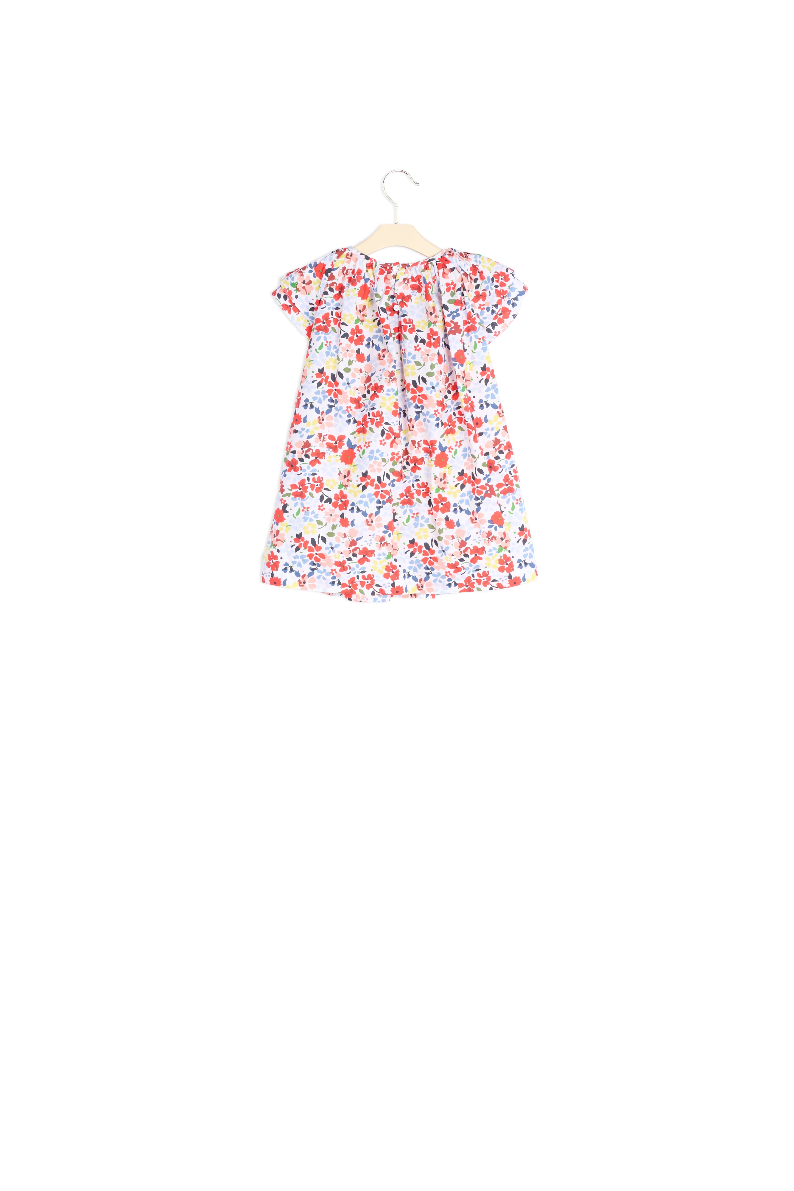 Robe à manches courtes volantées - Bonpoint vintage