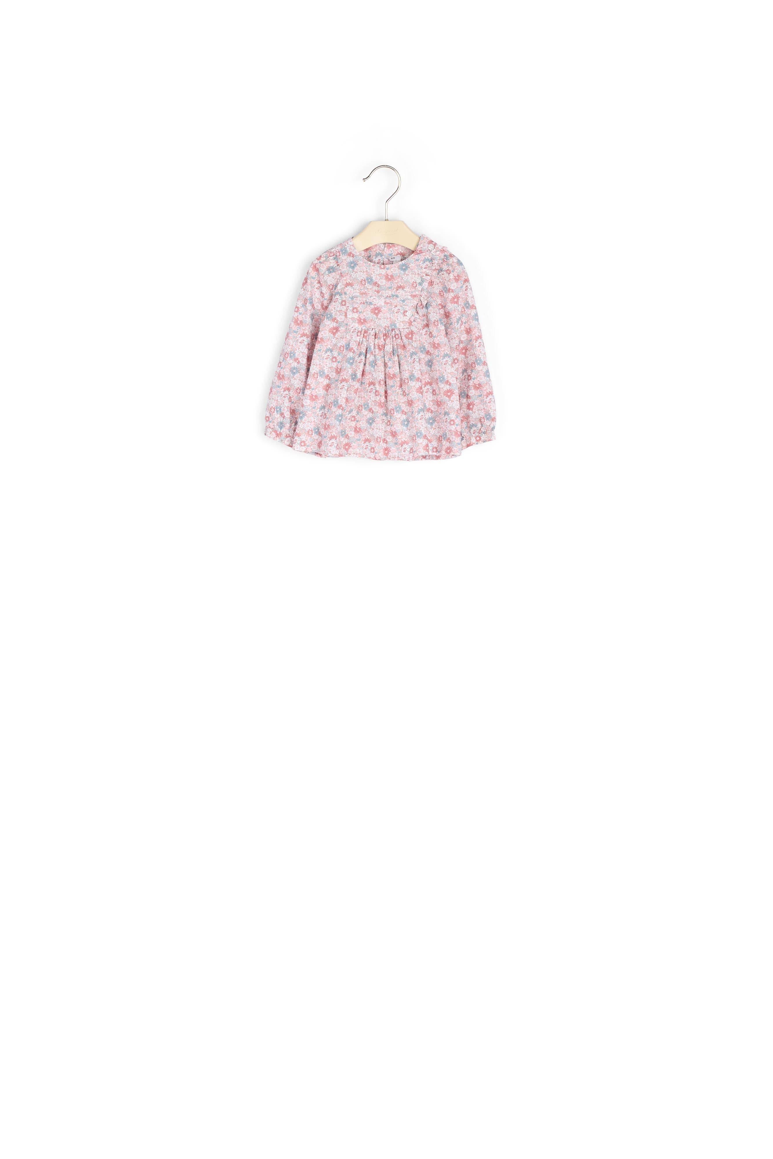 Blouse avec plastron et plis plats - Bonpoint vintage