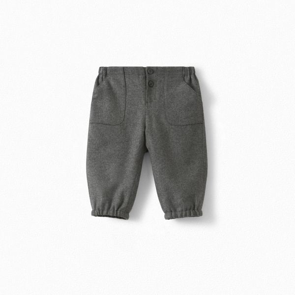 Pantalon en flanelle chinée - Bonpoint vintage