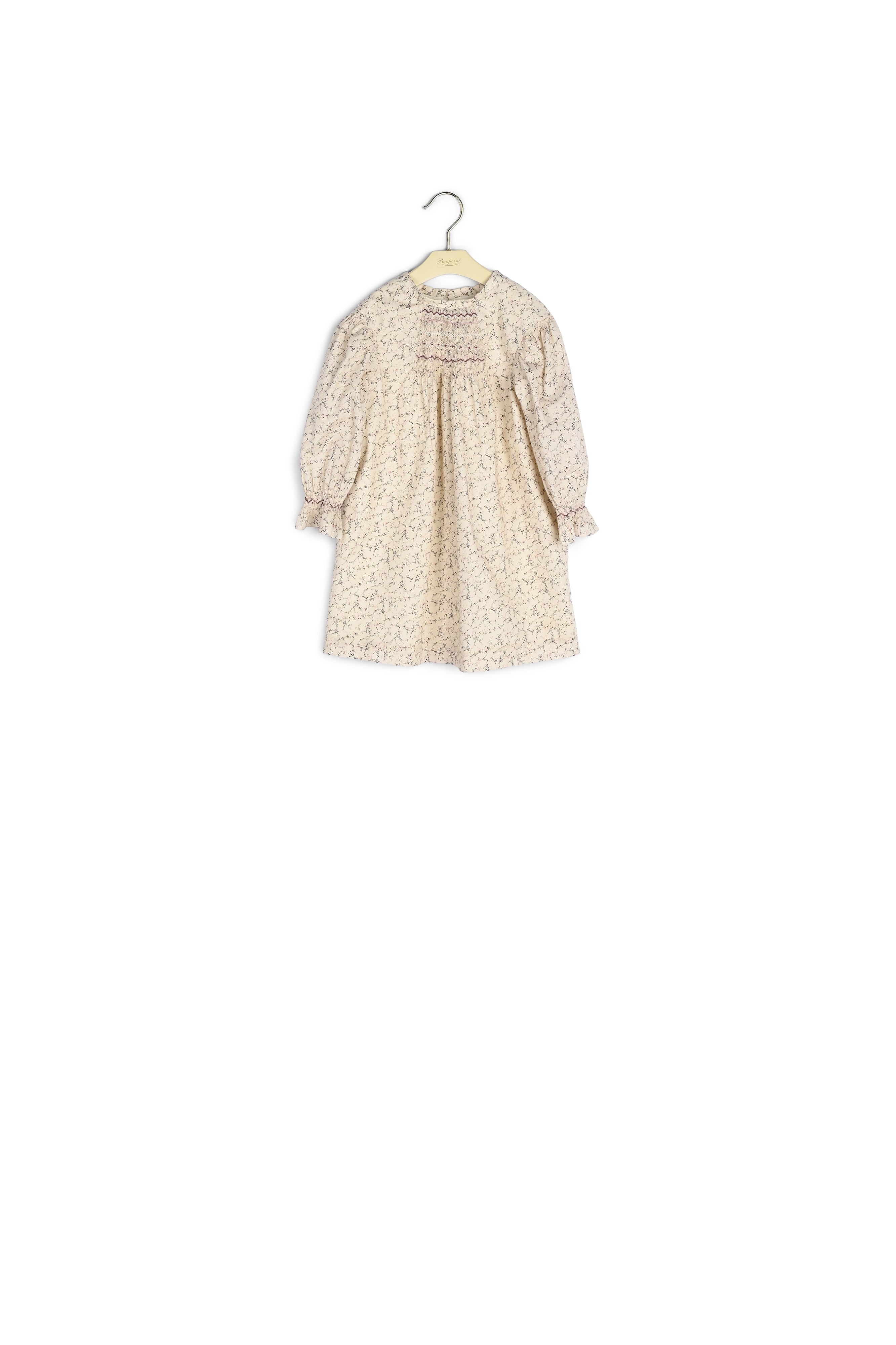 Robe smockée en tissu Liberty - Bonpoint vintage