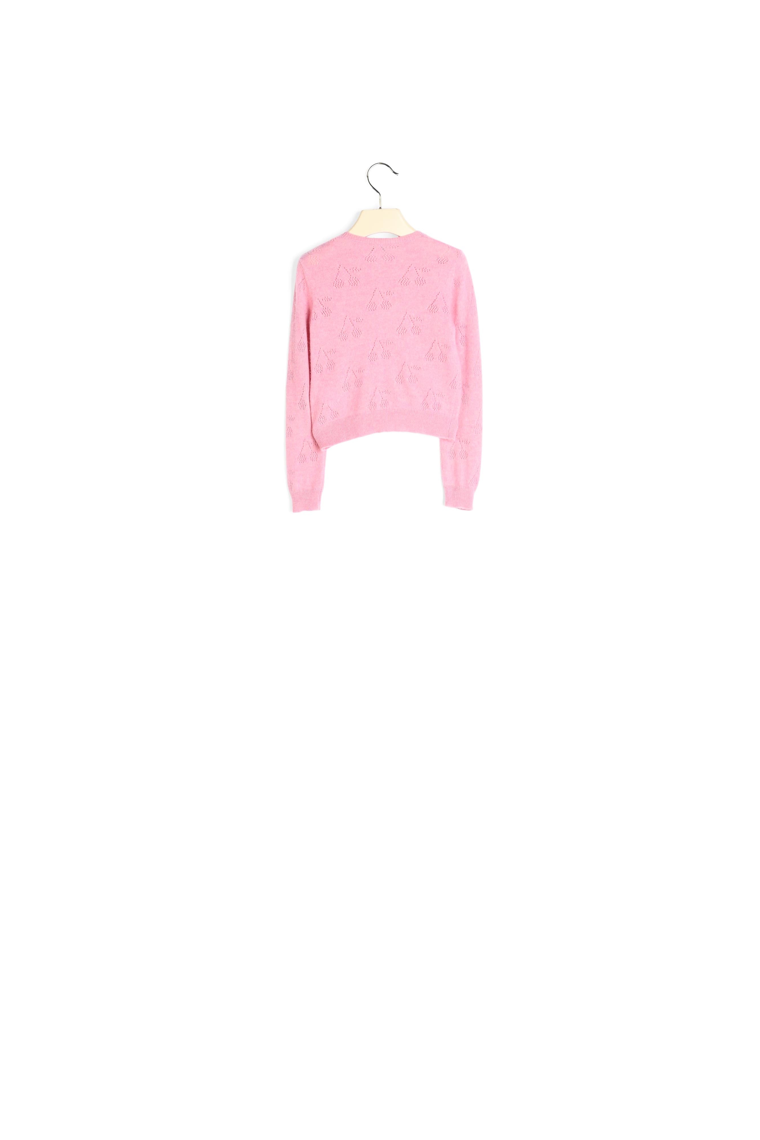 Cardigan en cachemire ajouré - Bonpoint vintage