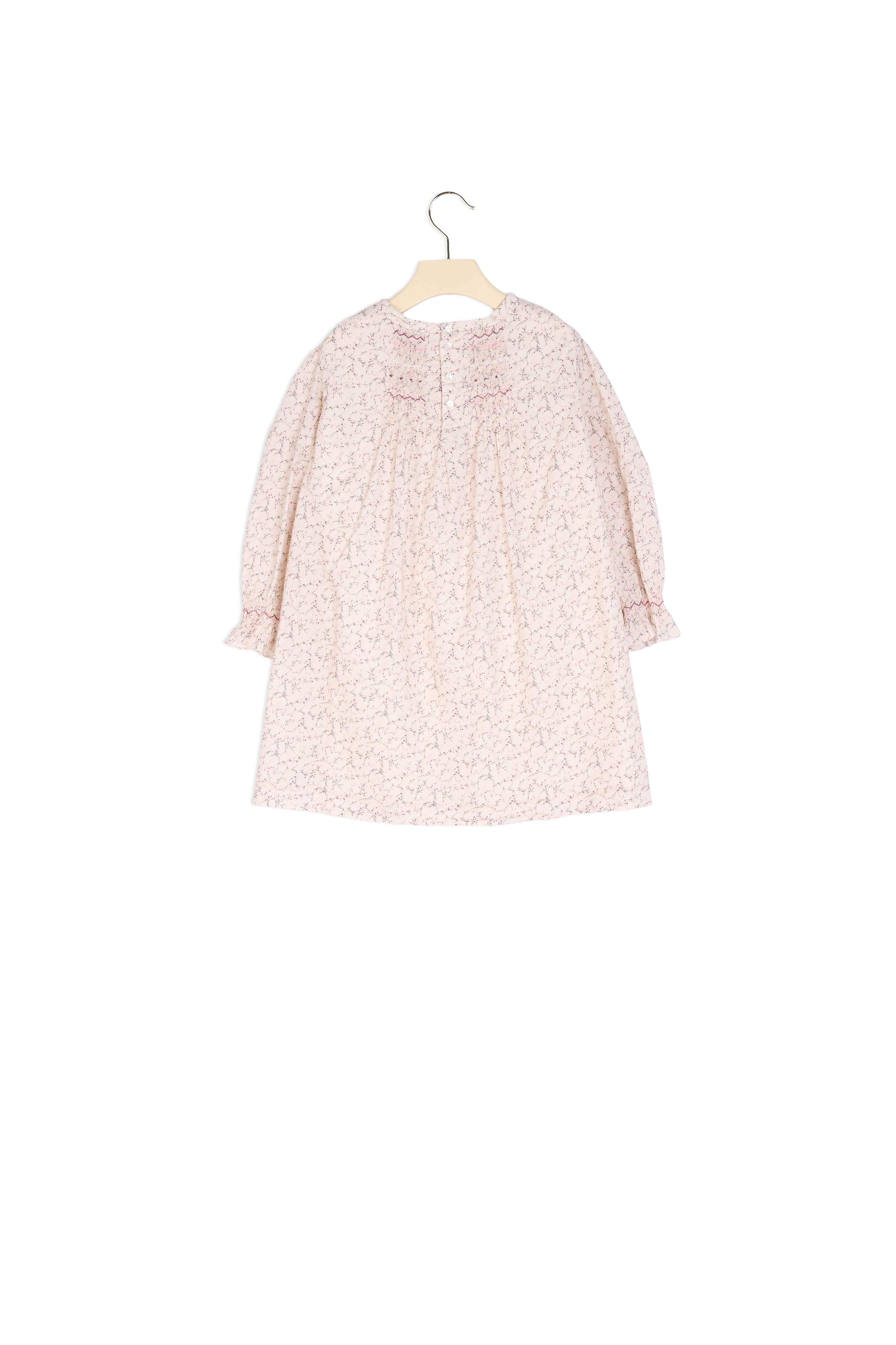 Robe smockée en tissu Liberty - Bonpoint vintage