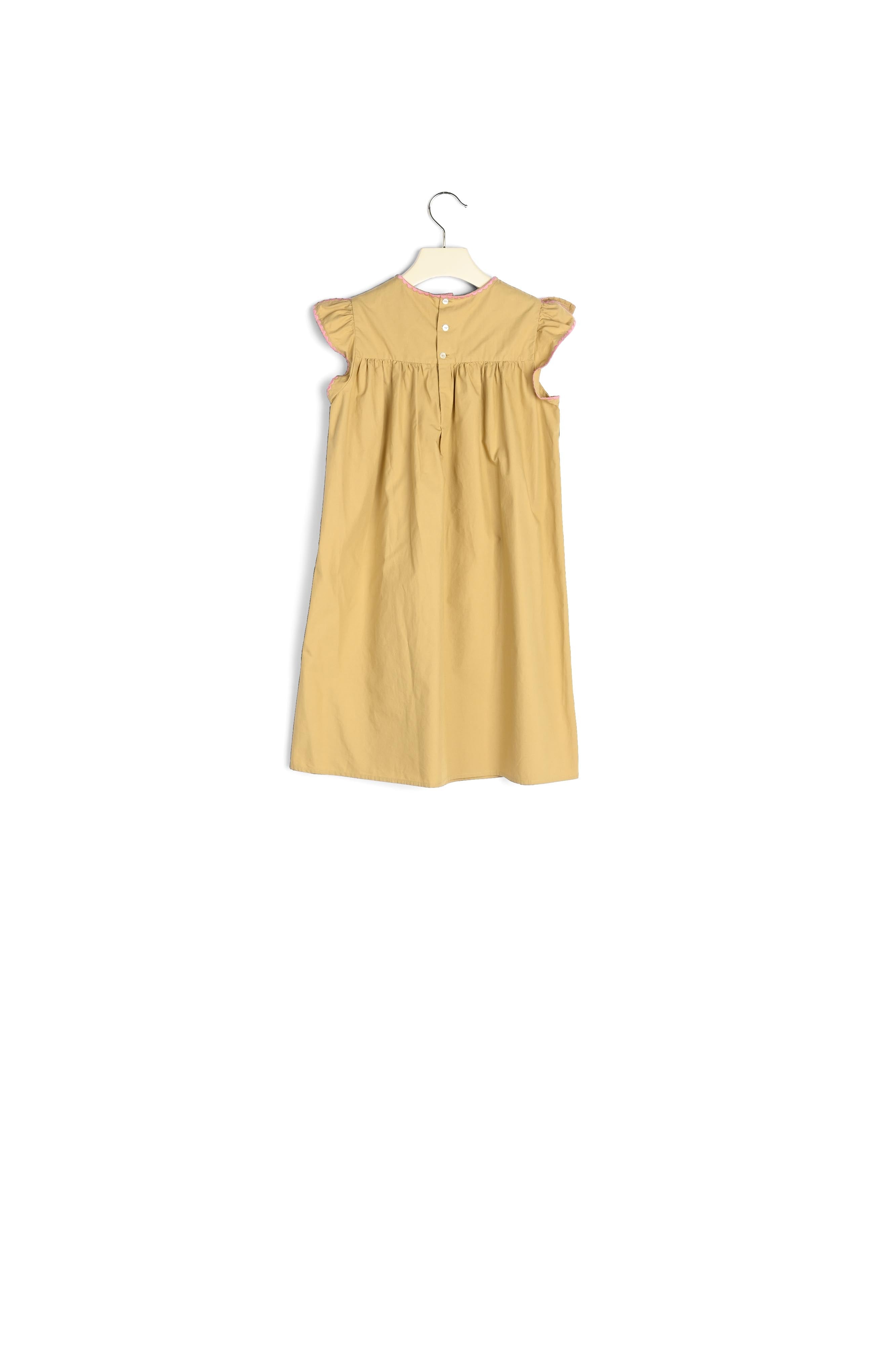 Robe en popeline brodée - Bonpoint vintage