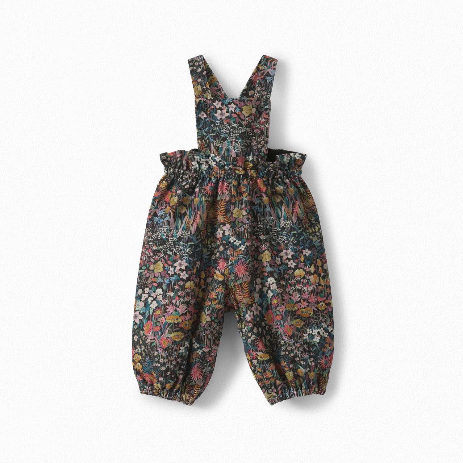 Salopette bébé en tissu Liberty velours - Bonpoint vintage