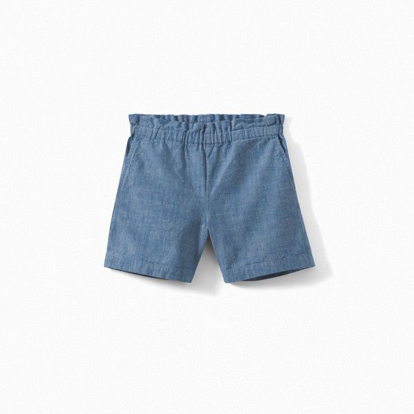 Short en coton chambray - Bonpoint vintage
