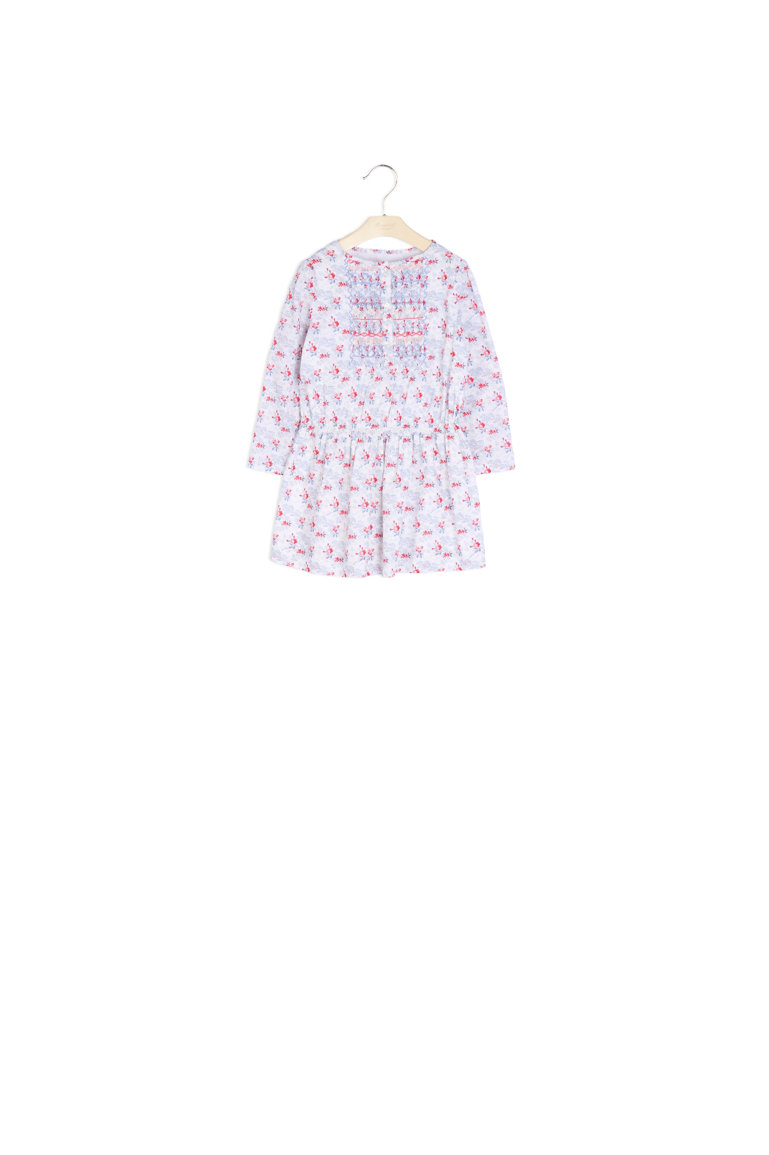 Robe smockée en tissu Liberty exclusif - Bonpoint vintage