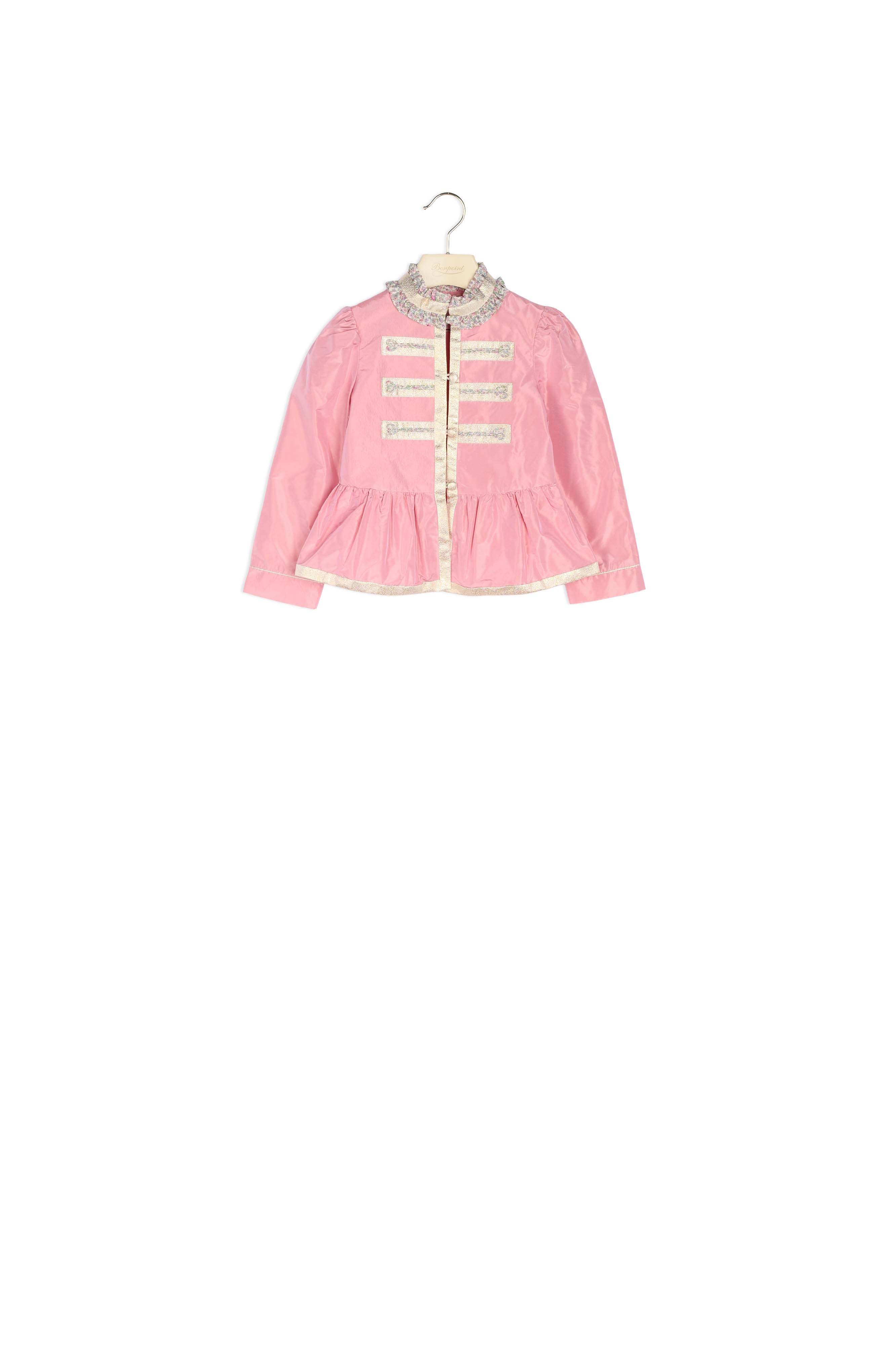 Veste en taffetas de soie et tissu Liberty - Bonpoint vintage