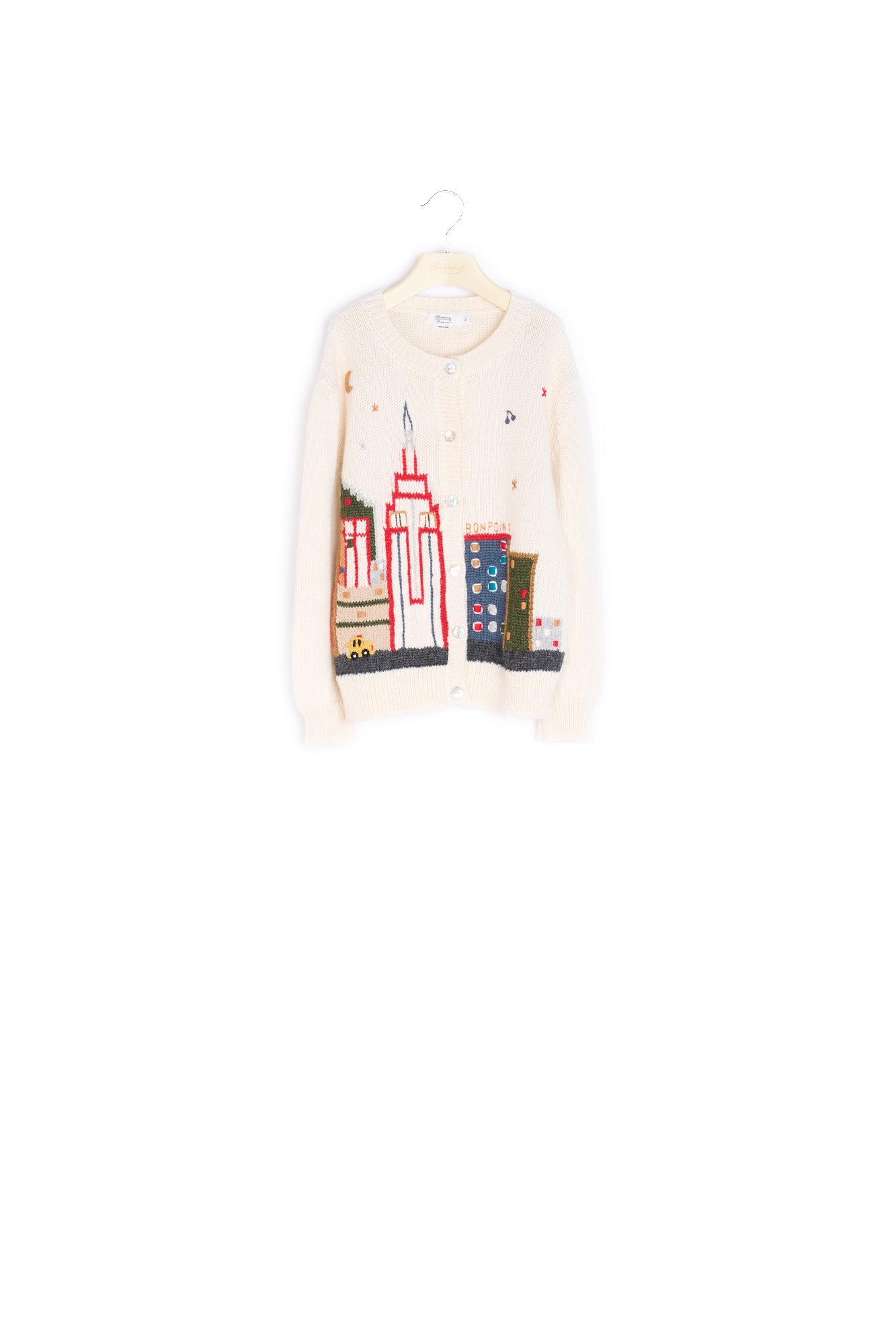 Cardigan en alpaga fille - Bonpoint vintage
