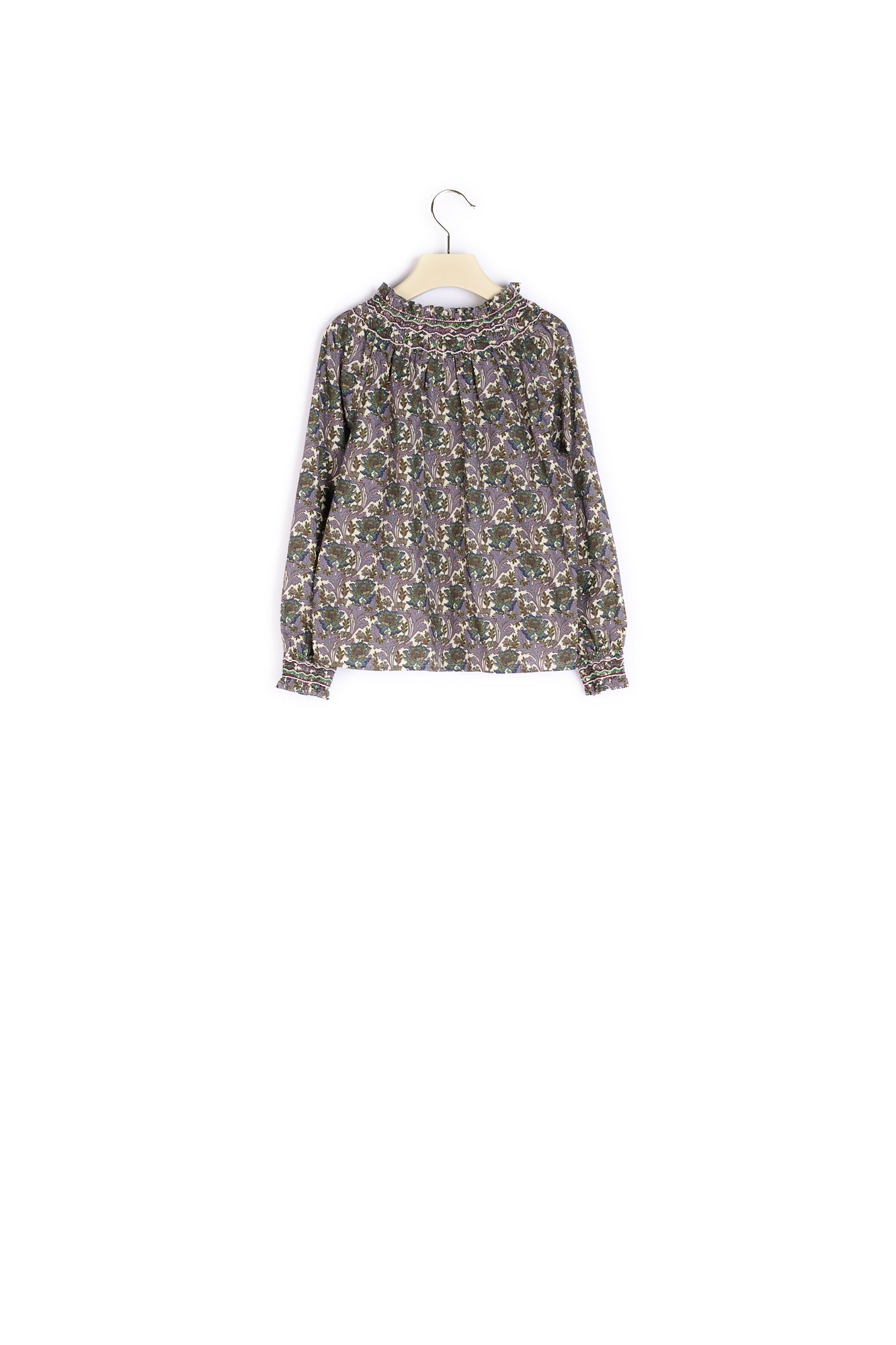 Blouse en tissu Liberty fille - Bonpoint vintage