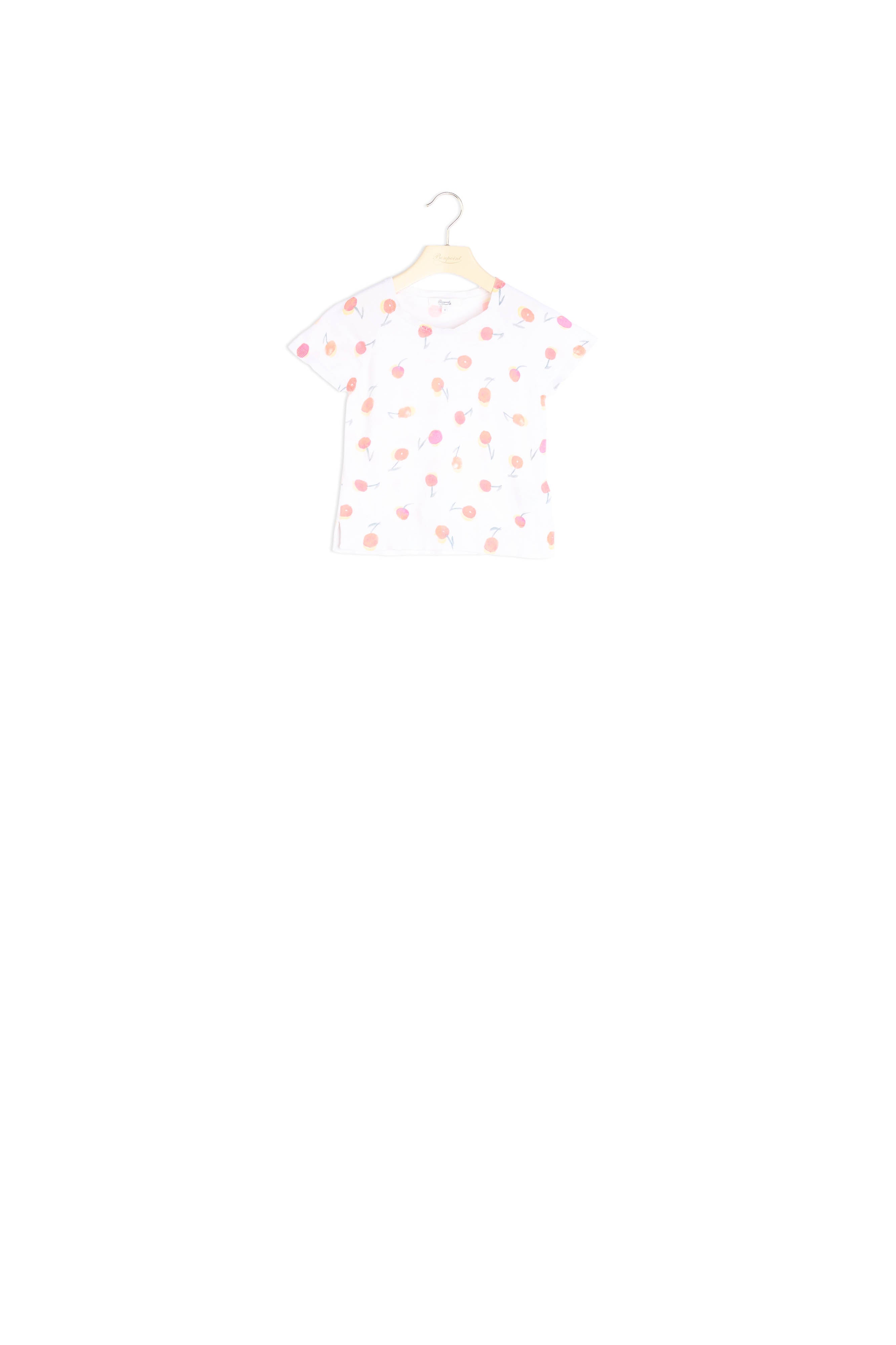 Pull mix matière avec Liberty - Bonpoint vintage