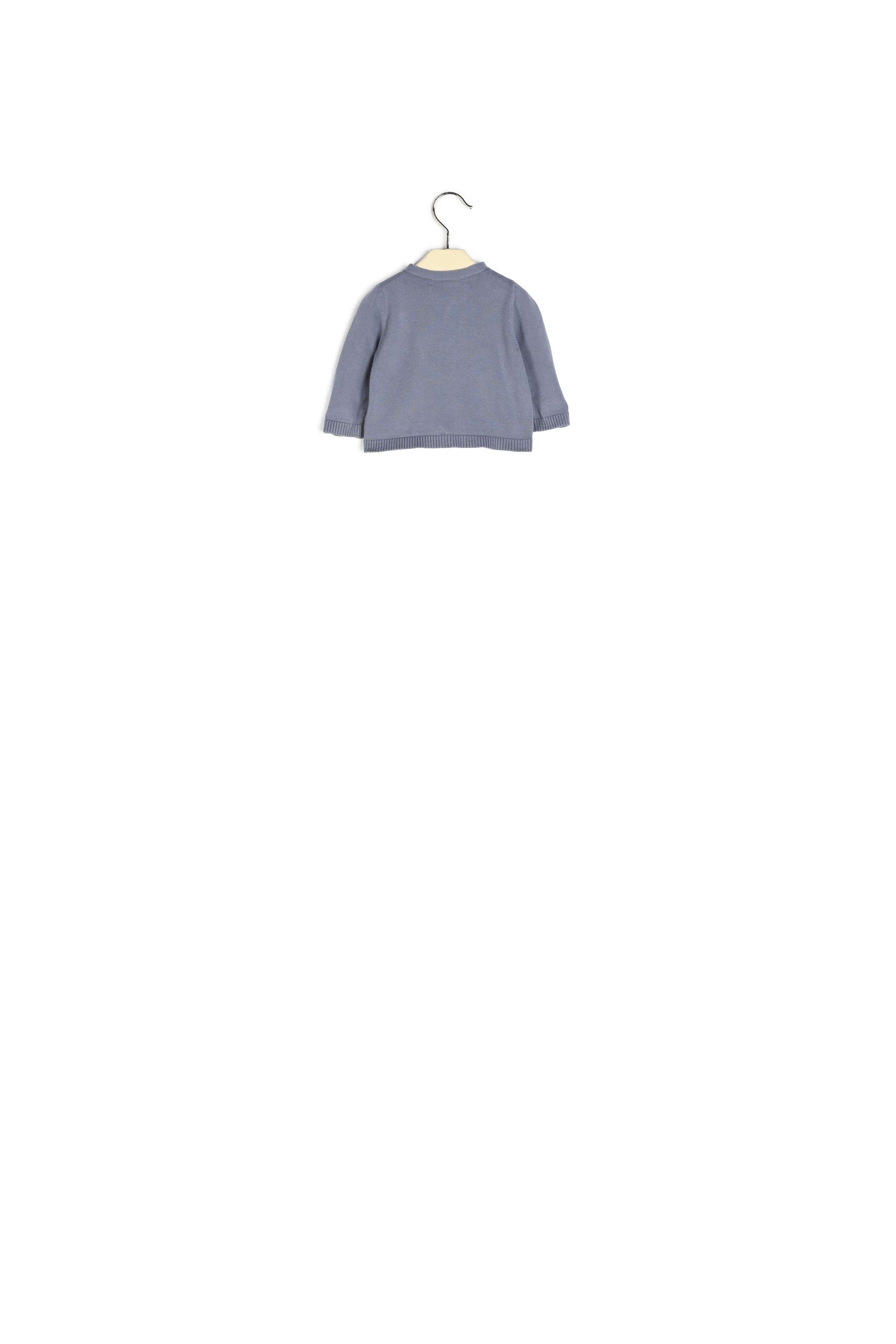 Cardigan col V à poches - Bonpoint vintage