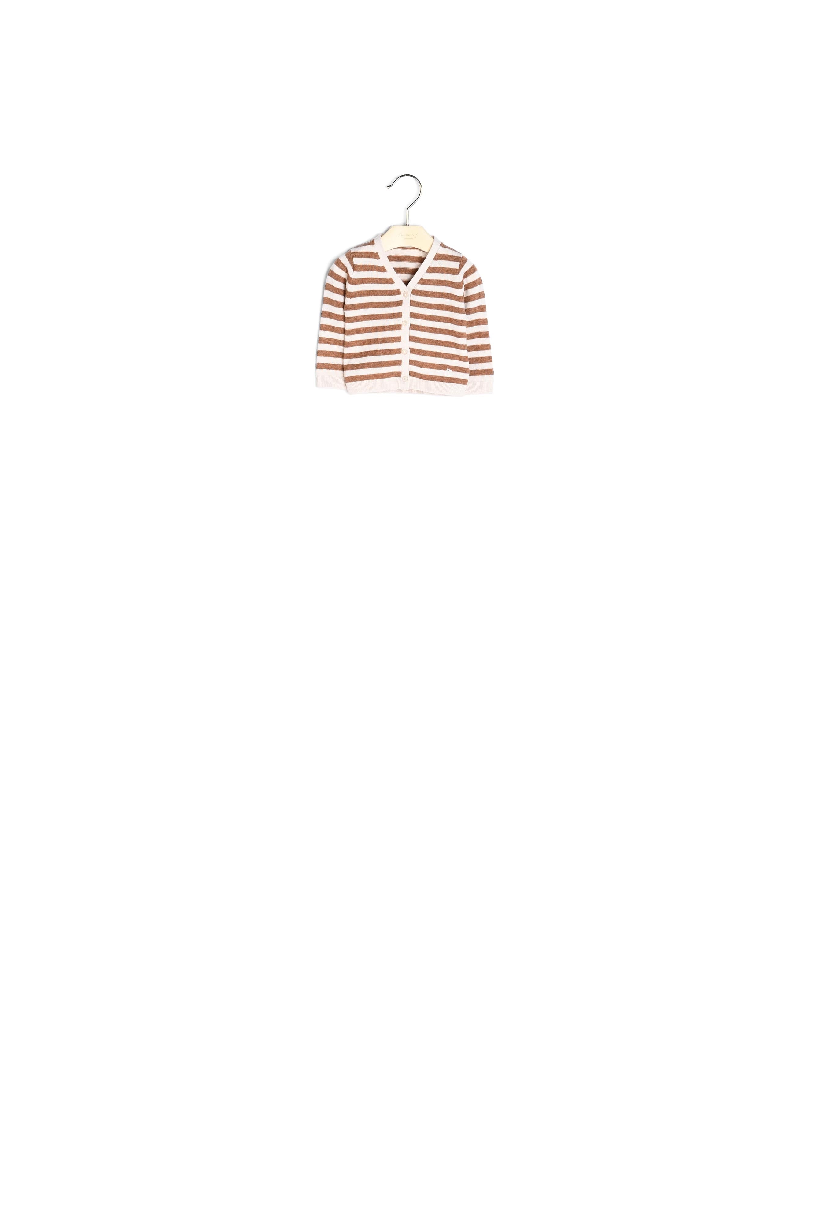 Cardigan rayé - Bonpoint vintage