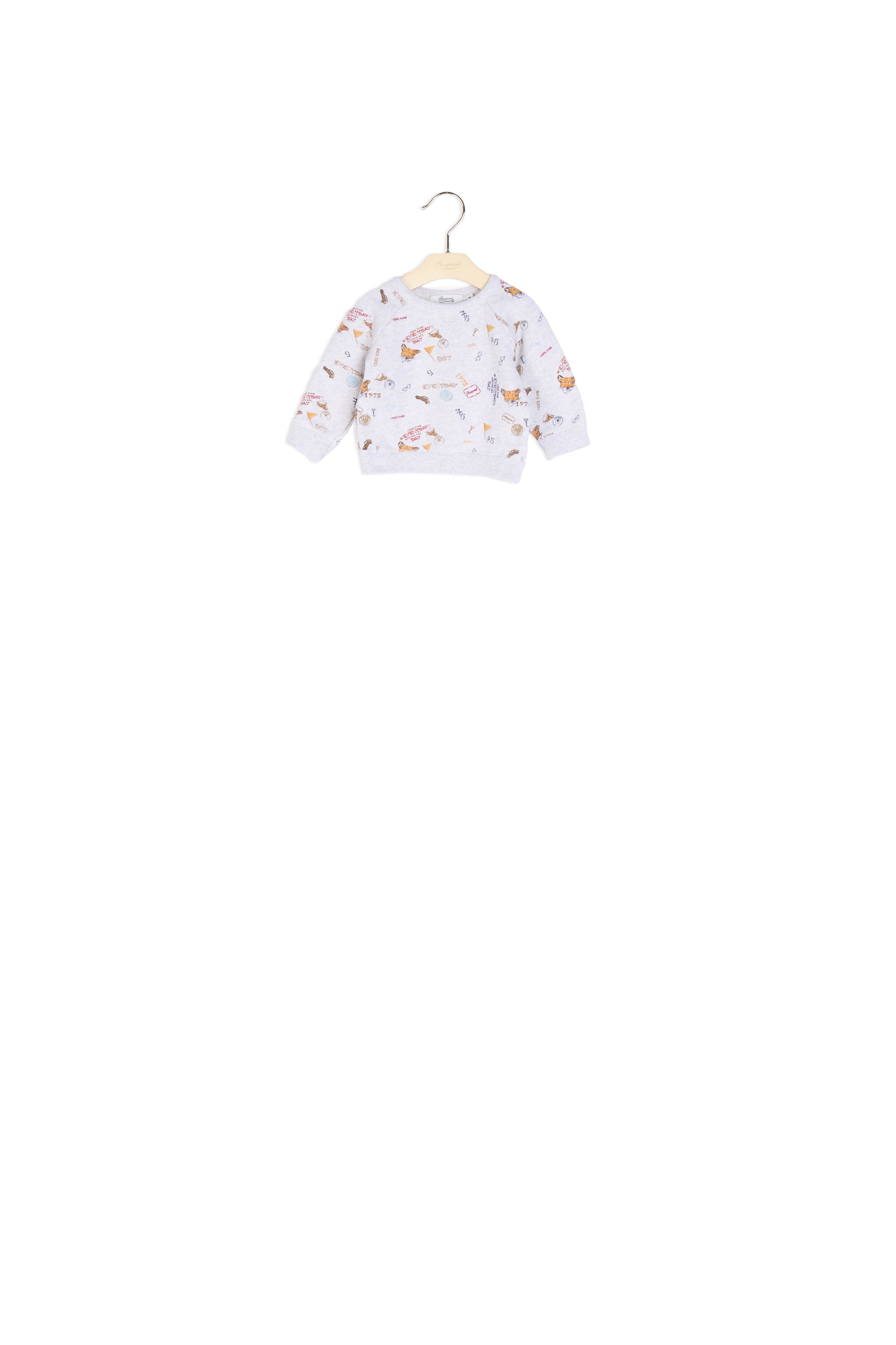 Sweat en molleton imprimé - Bonpoint vintage
