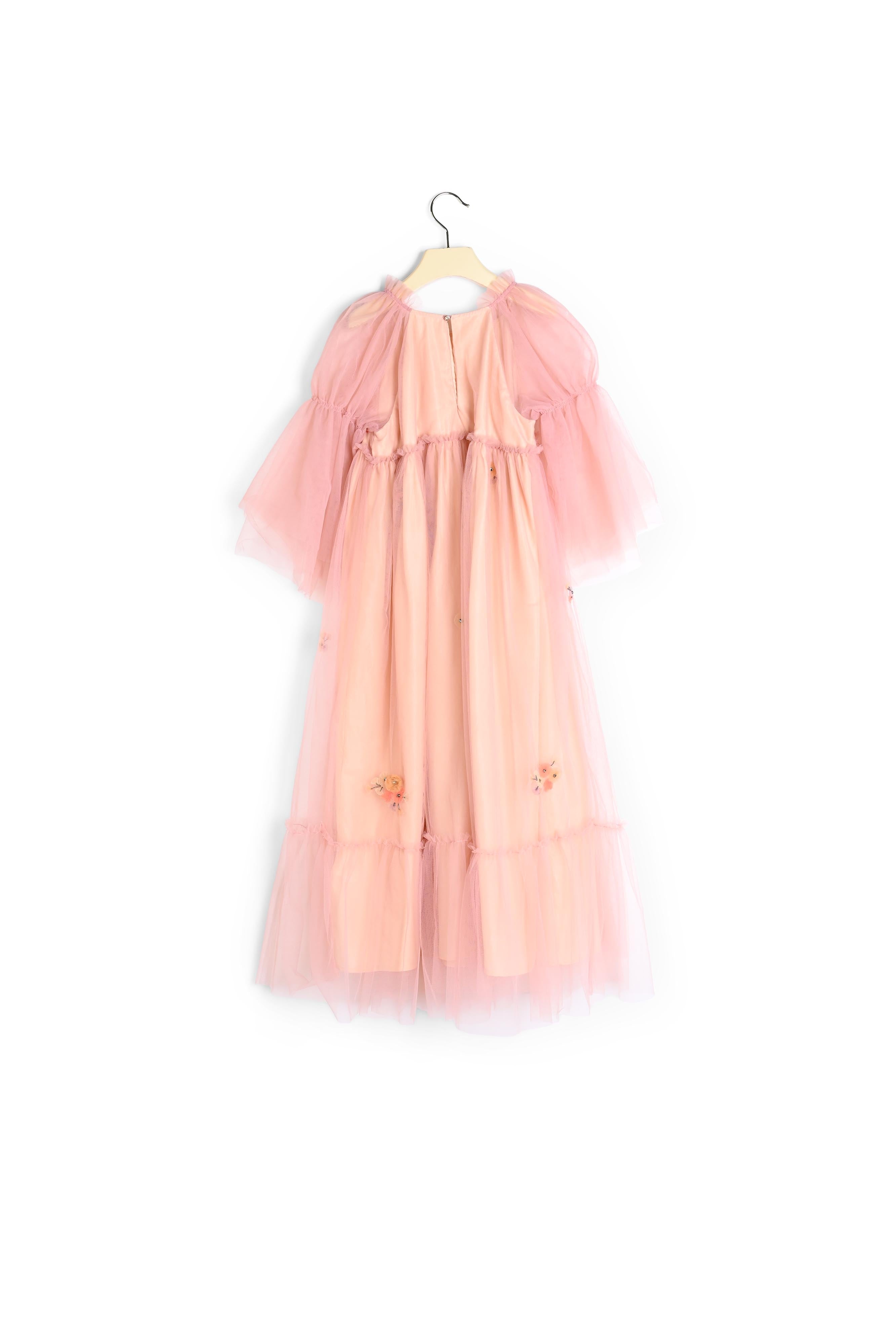Robe Palace tulle brodé - Bonpoint vintage