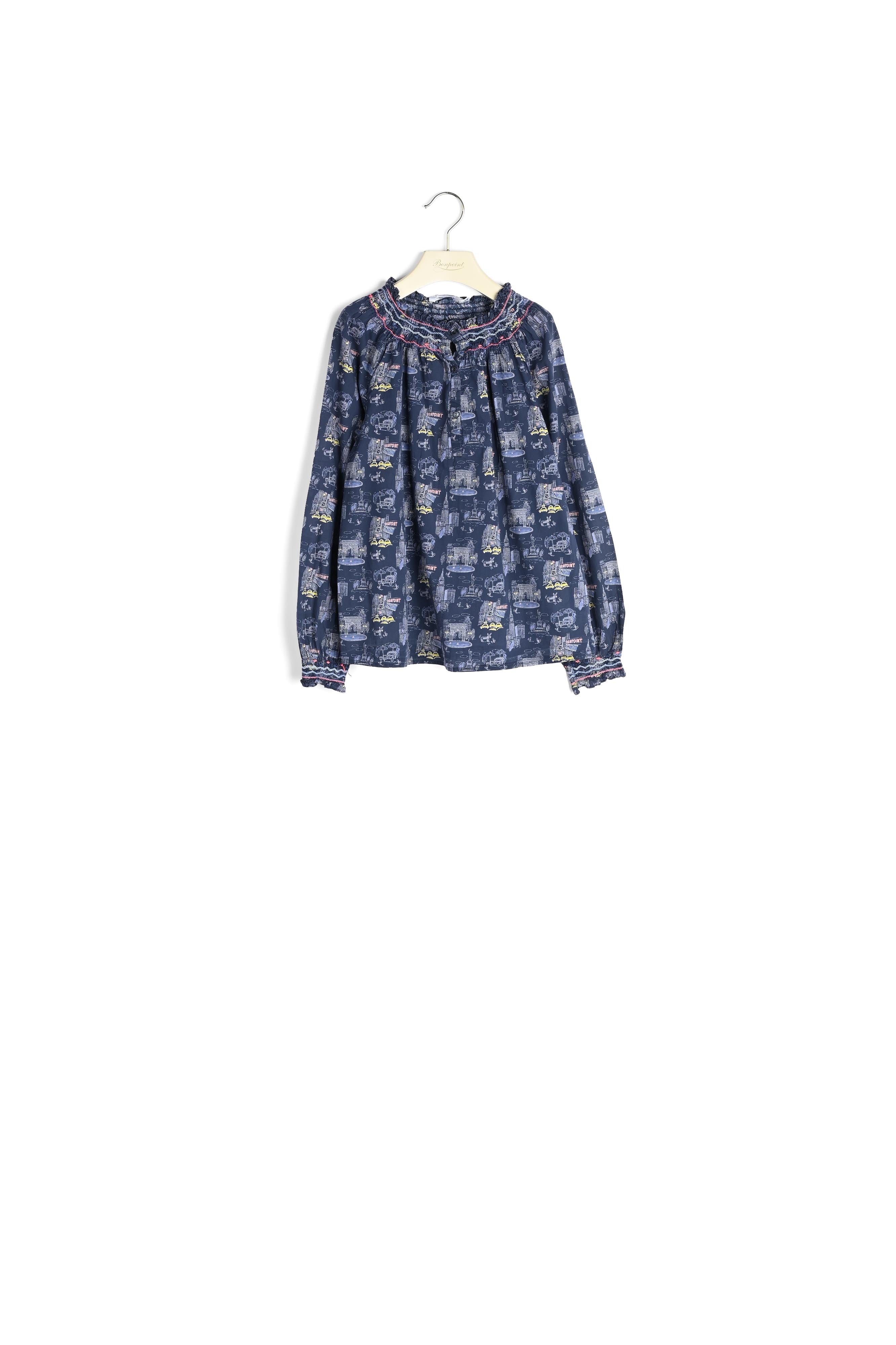 Blouse en tissu Liberty exclusif - Bonpoint vintage