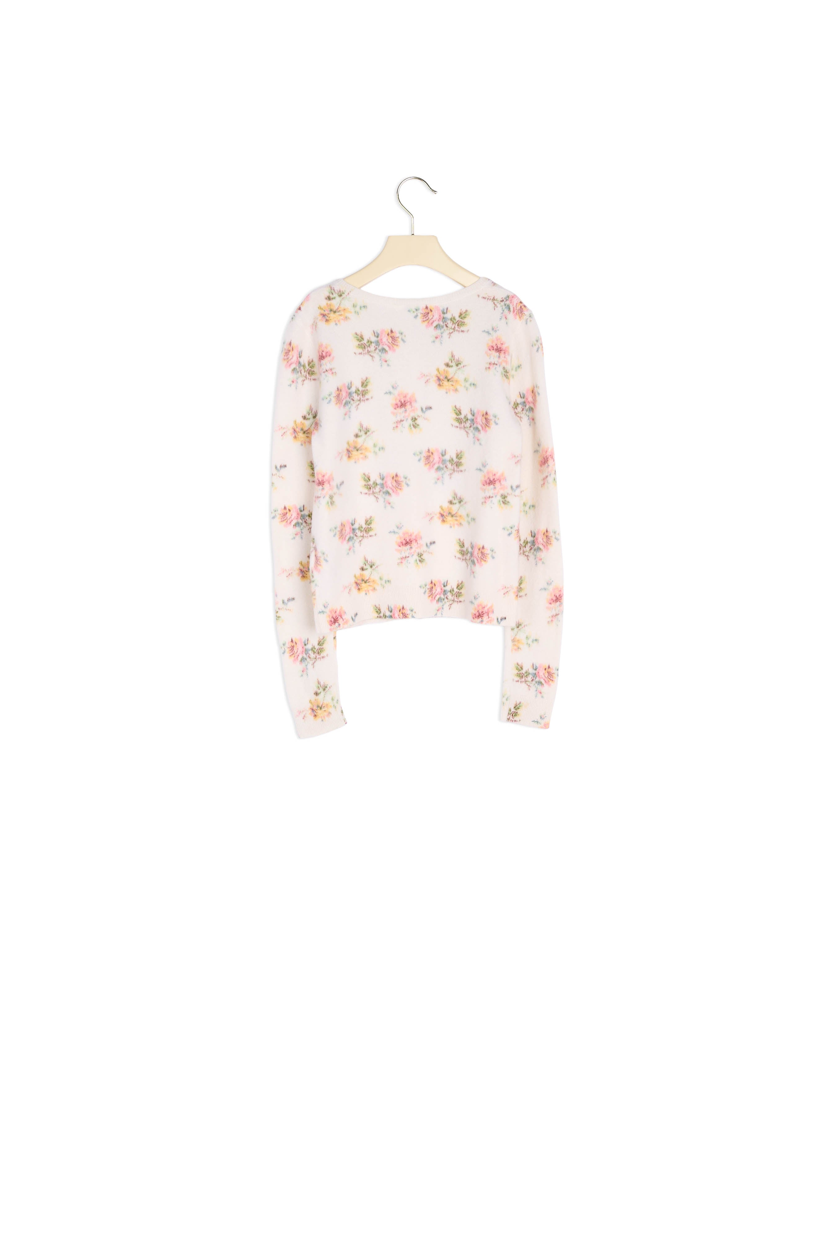 Cardigan en cachemire imprimé - Bonpoint vintage