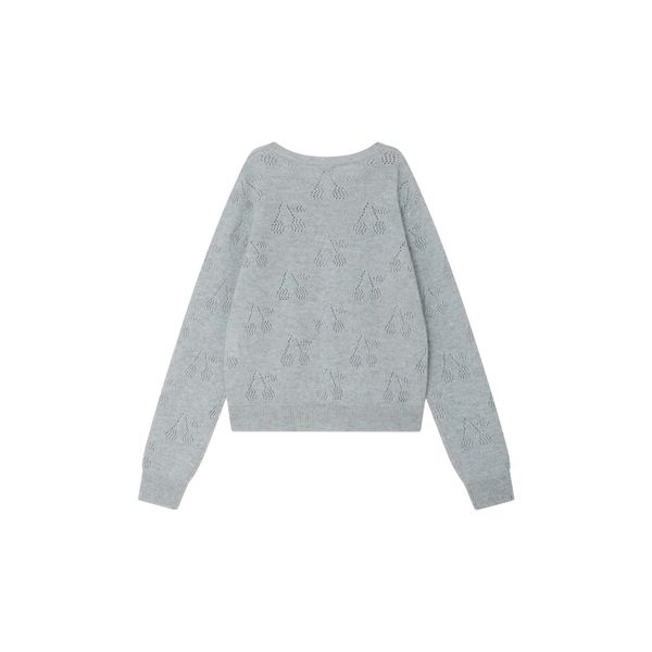 Cardigan en cachemire ajouré - Bonpoint vintage