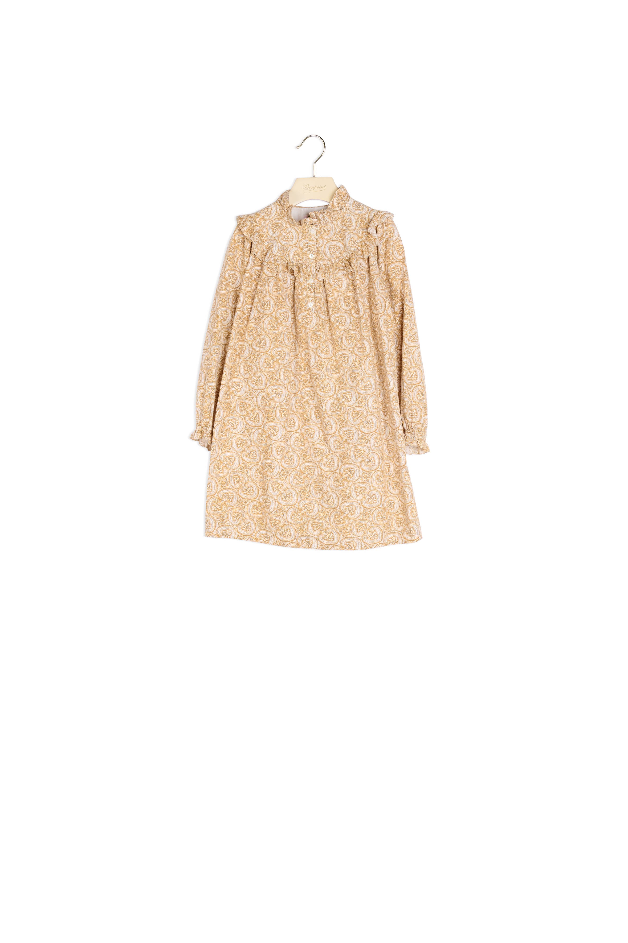 Robe imprimée à volants imprimé - Bonpoint vintage
