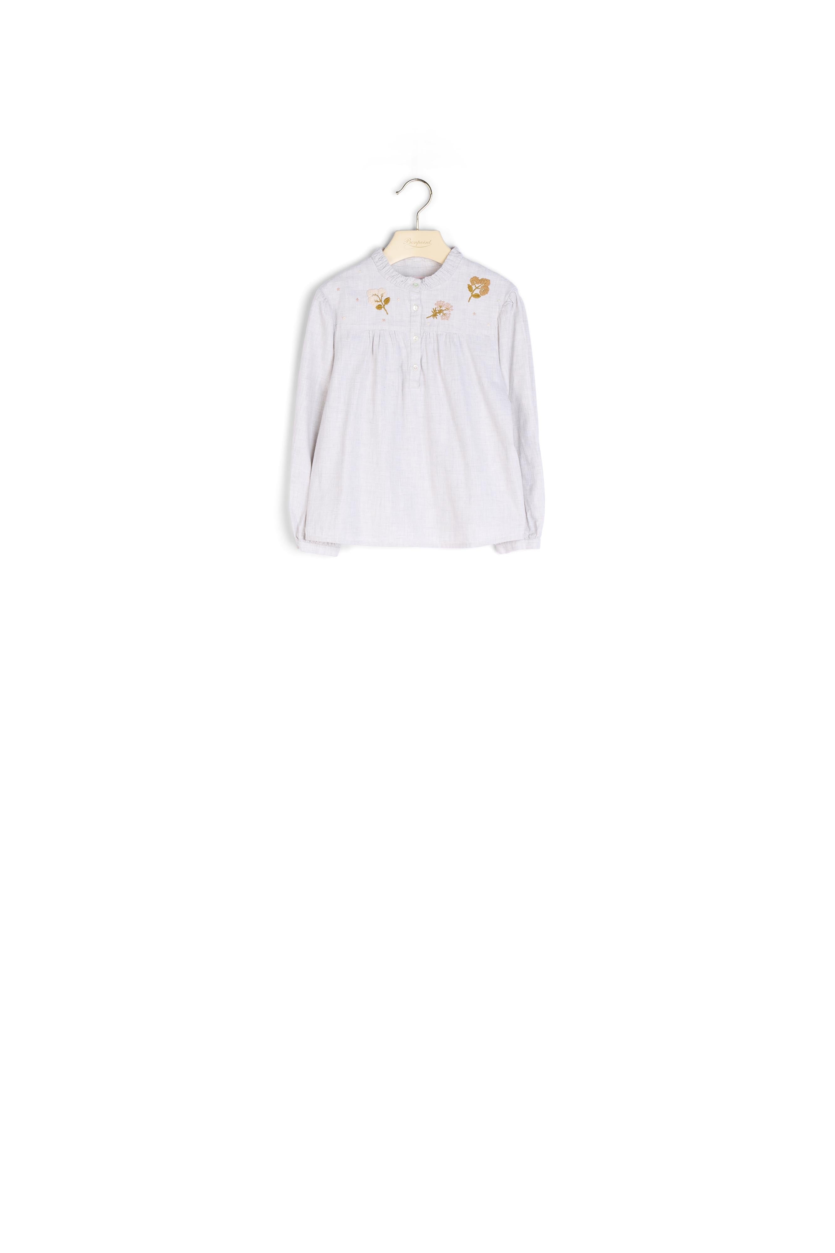 Blouse brodée main - Bonpoint vintage
