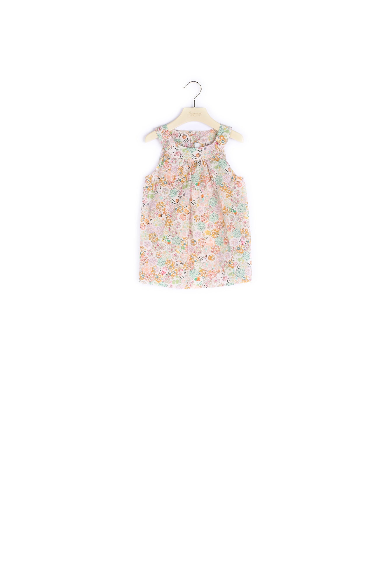 Blouse sans manches Nimi motif Liberty - Bonpoint vintage