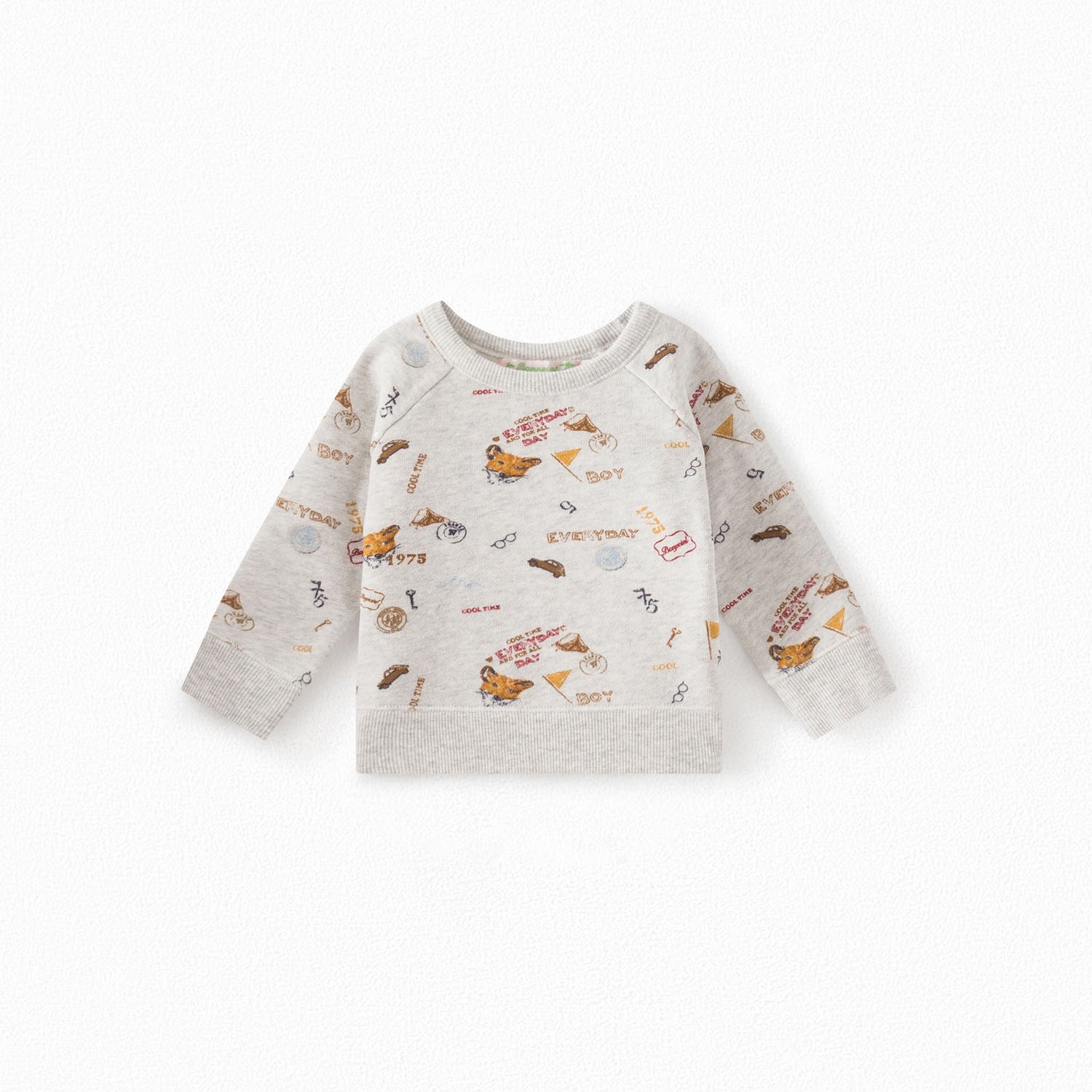 Sweat en molleton imprimé - Bonpoint vintage