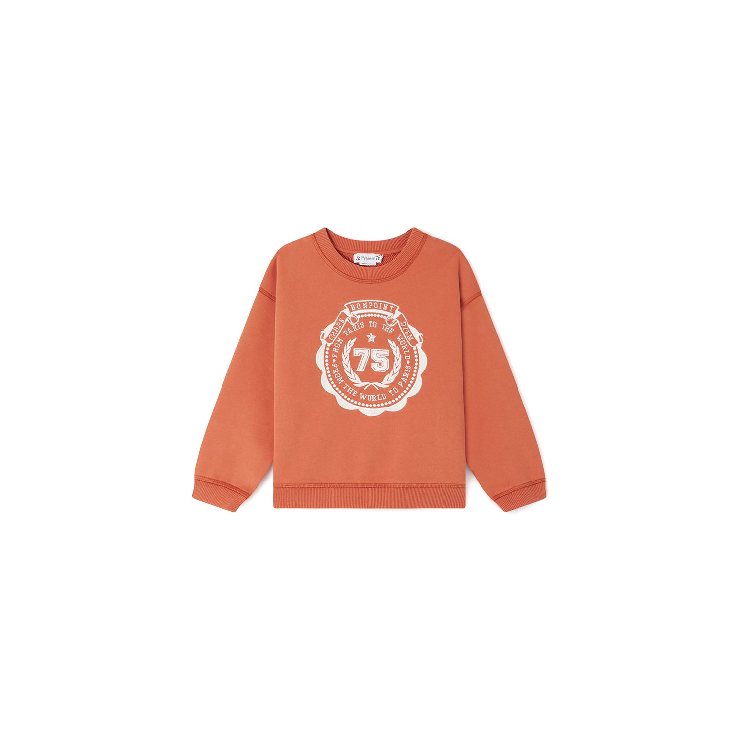 Sweat à écusson brodé - Bonpoint vintage