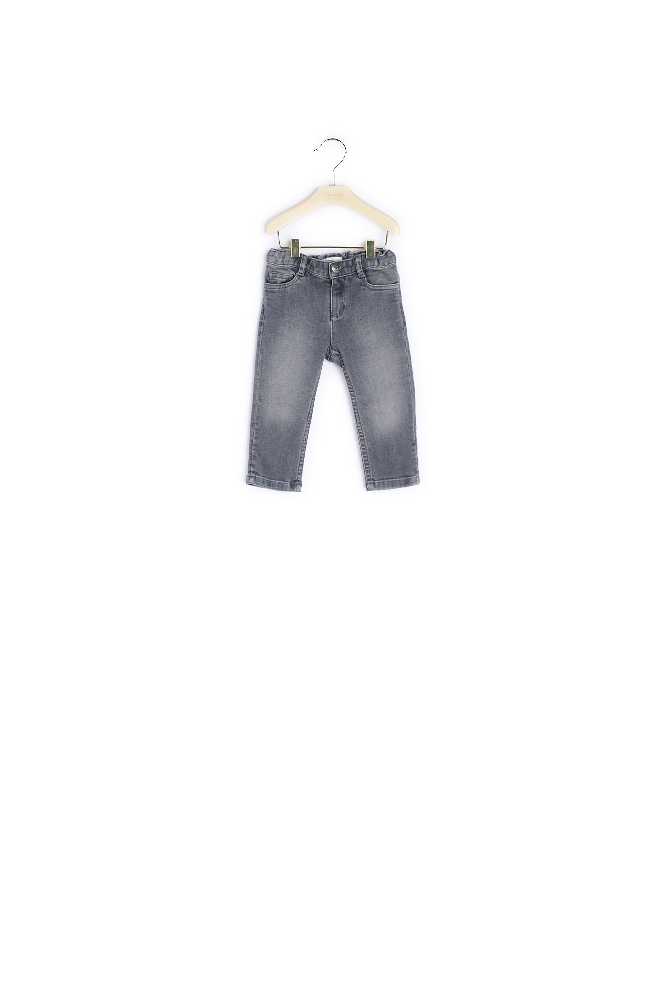 Pantalon denim taille élastiquée - Bonpoint vintage